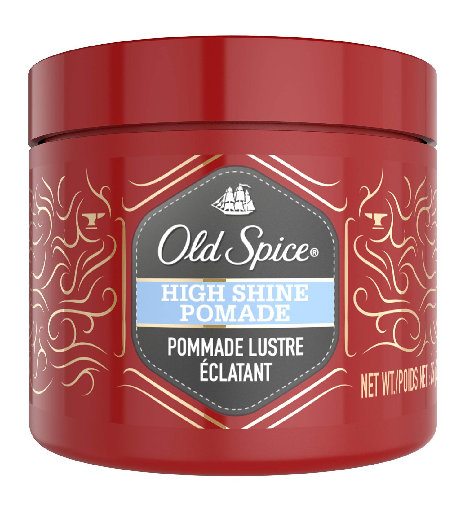 Old Spice High Shine Pomade for Men - Premium Hair Styling 75g | International Shipping Available - Buy Online on SooperMarket.com