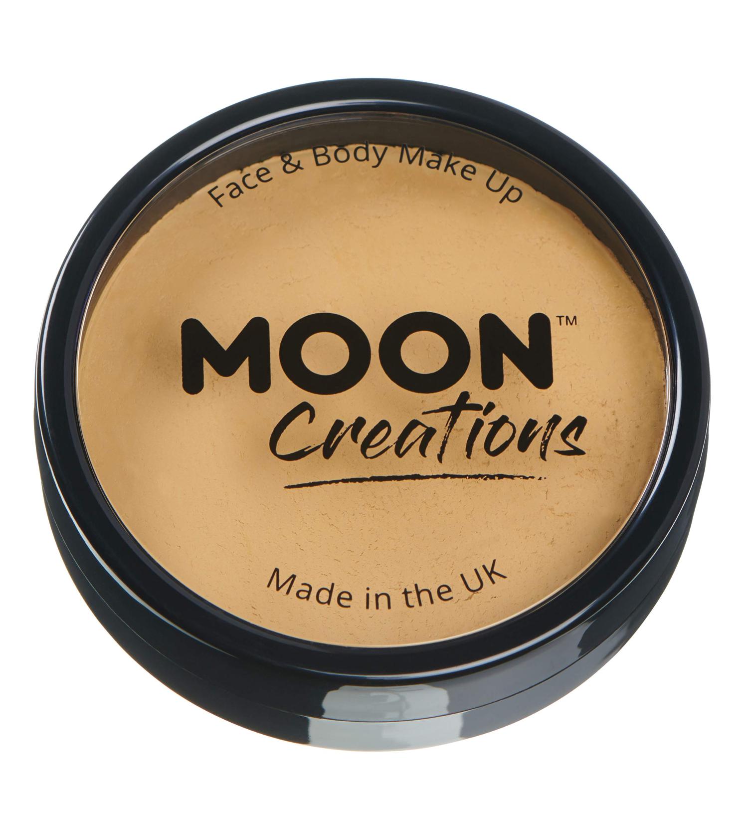 Moon Creations Pro Face & Body Makeup | Golden Sand 36g | Professional Face Paint Cake | For Kids & Adults | Festivals & Halloween - Buy Online on SooperMarket.com