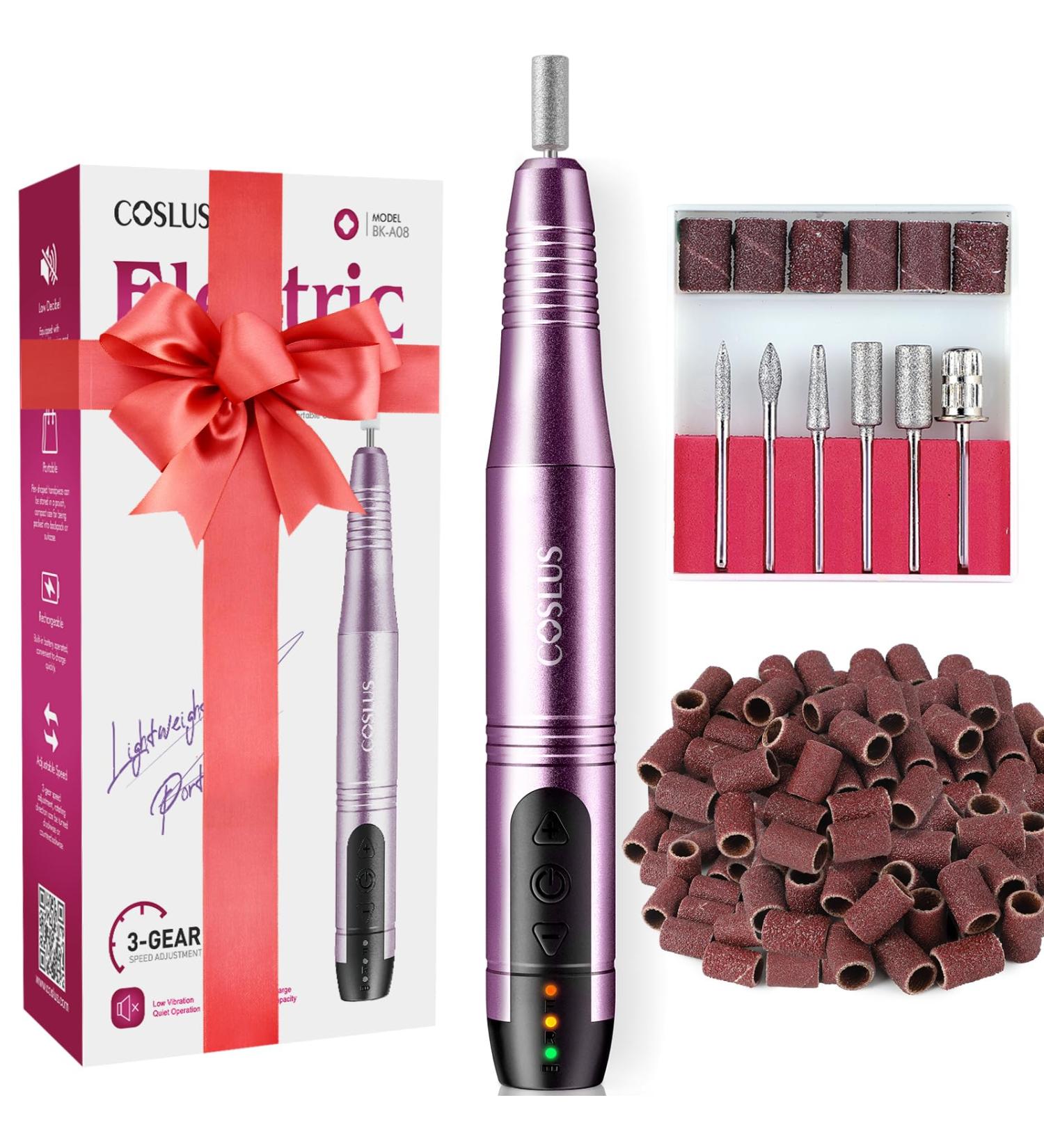 11-in-1 Wireless Electric Nail Cutter Set - Professional Manicure & Pedicure Tool for Gel/Acrylic Nails - Portable Nail File Polishing & Corn Removal - Buy Online on SooperMarket.com