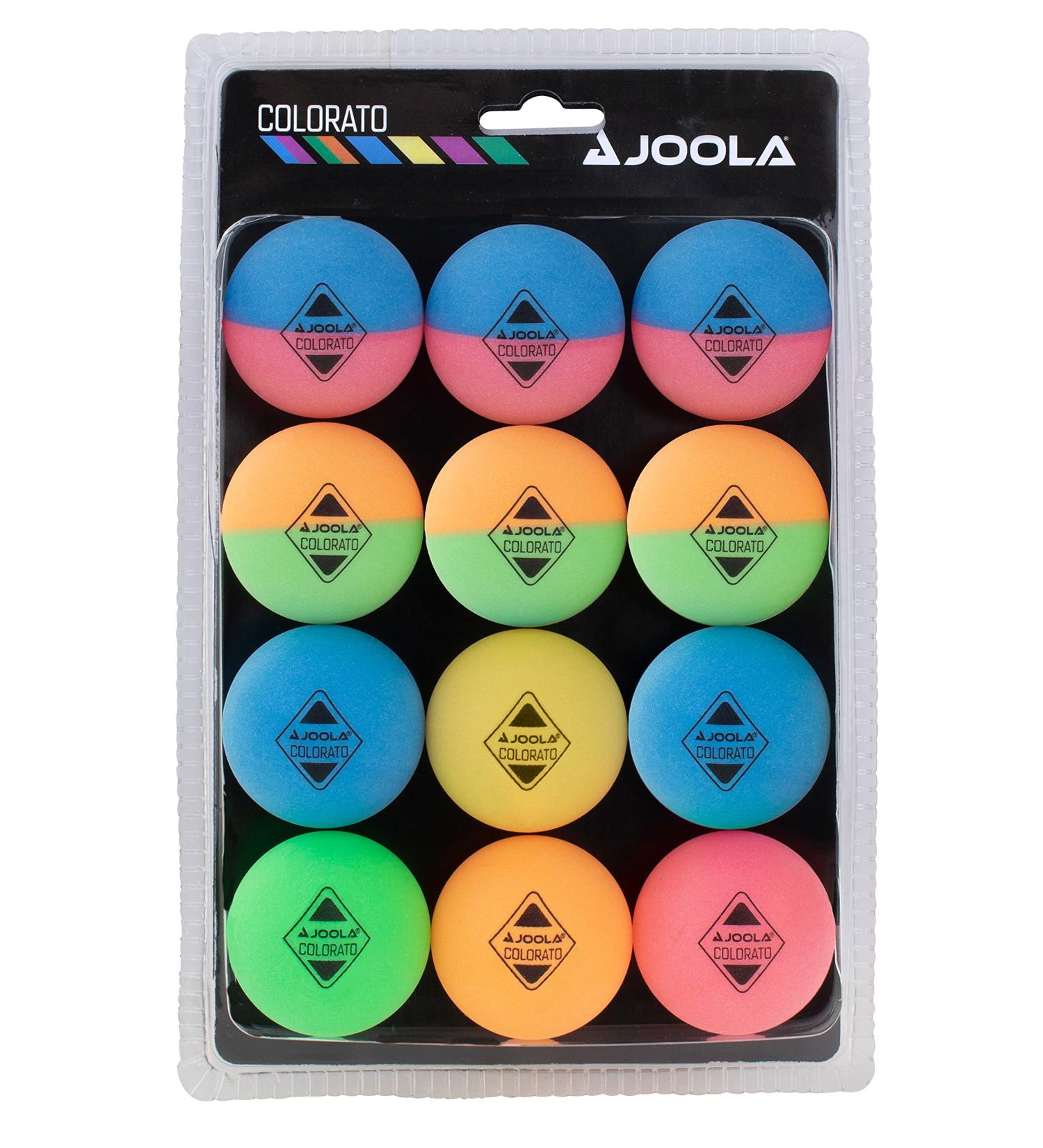 Joola Colorato 12-Piece Colorful Table Tennis Ball Set | Single Pack - Buy Online on SooperMarket.com