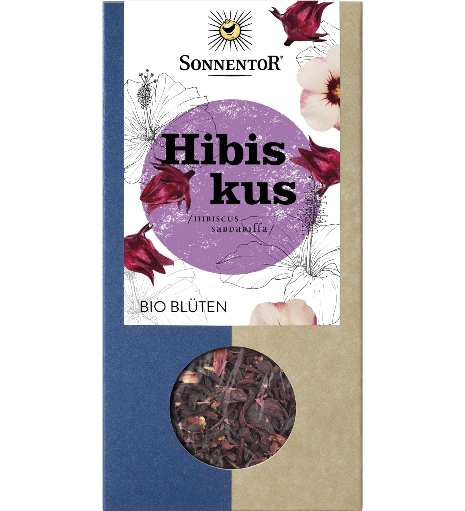 Sonnentor Tea Hibiscus loose 1 pack (1 x 80 g) - Organic 80 g (1 pack)