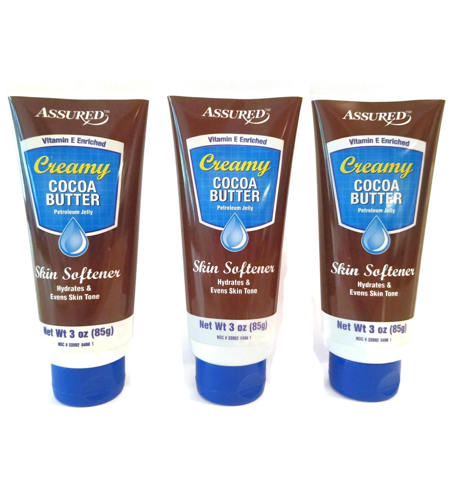 Buy Creamy Cocoa Butter Petroleum Jelly with Vitamin E - 3 oz (Pack of 3) | International Shipping Available - Buy Online on SooperMarket.com