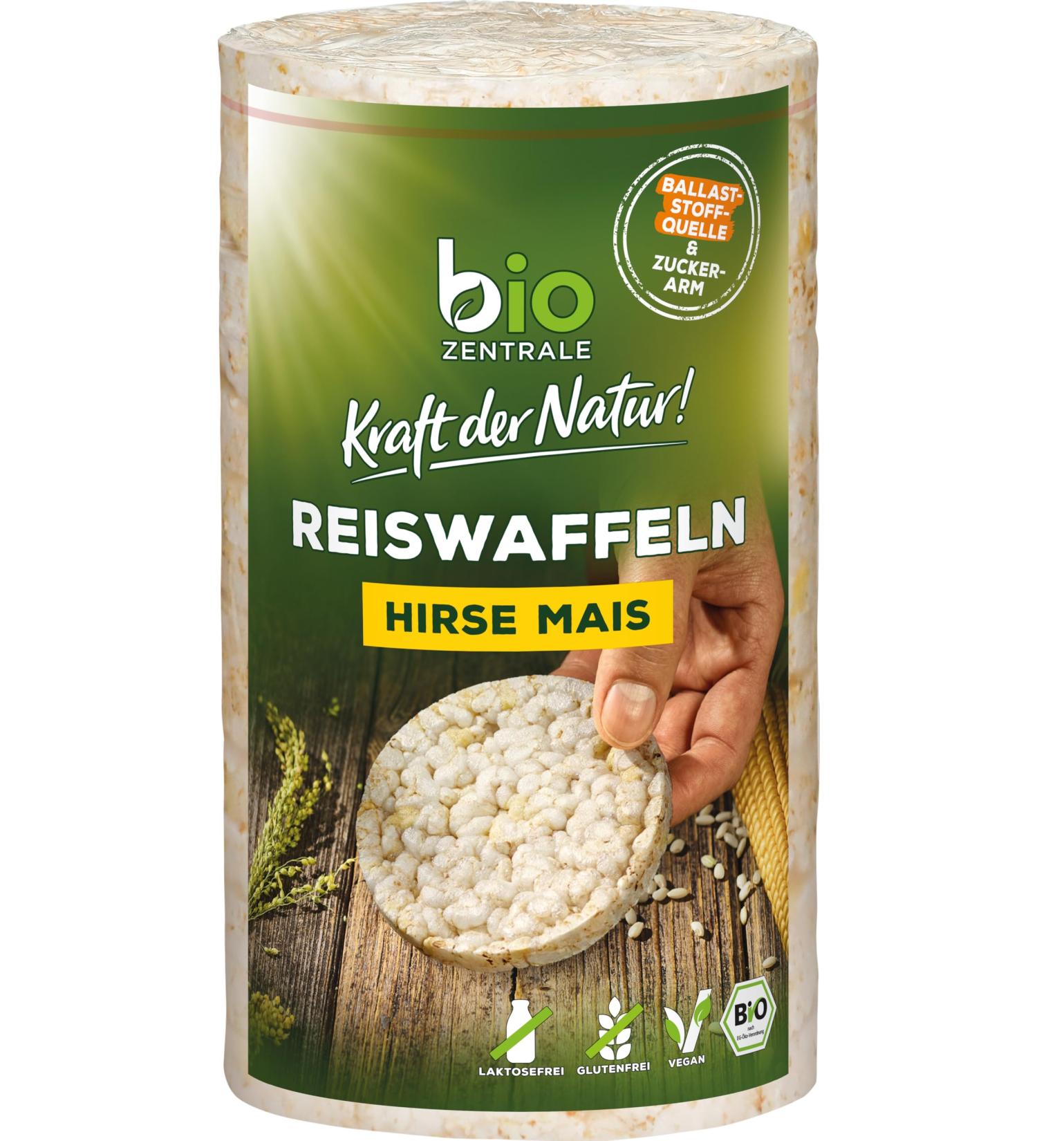 Buy Biozentrale Millet-Corn Rice Cakes - Pack of 12 (100g each) | Healthy Snacks International Shipping - Buy Online on SooperMarket.com
