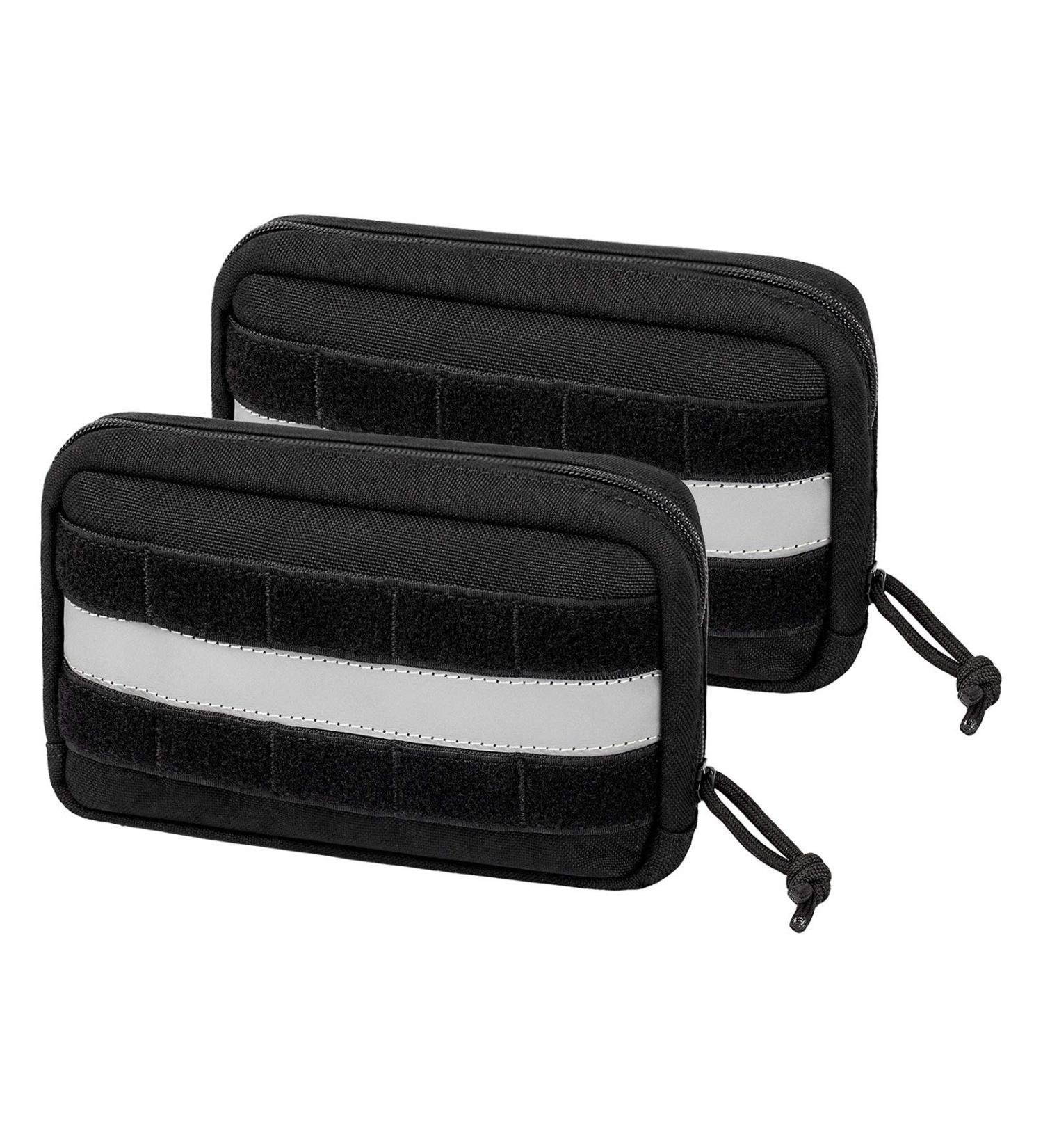Oneigris Large Dog Feed Bag Set - 2 Pieces Reflective Tactical Training & Walking Bags Ideal for Tactical Dog Harness - Black - Buy Online on SooperMarket.com