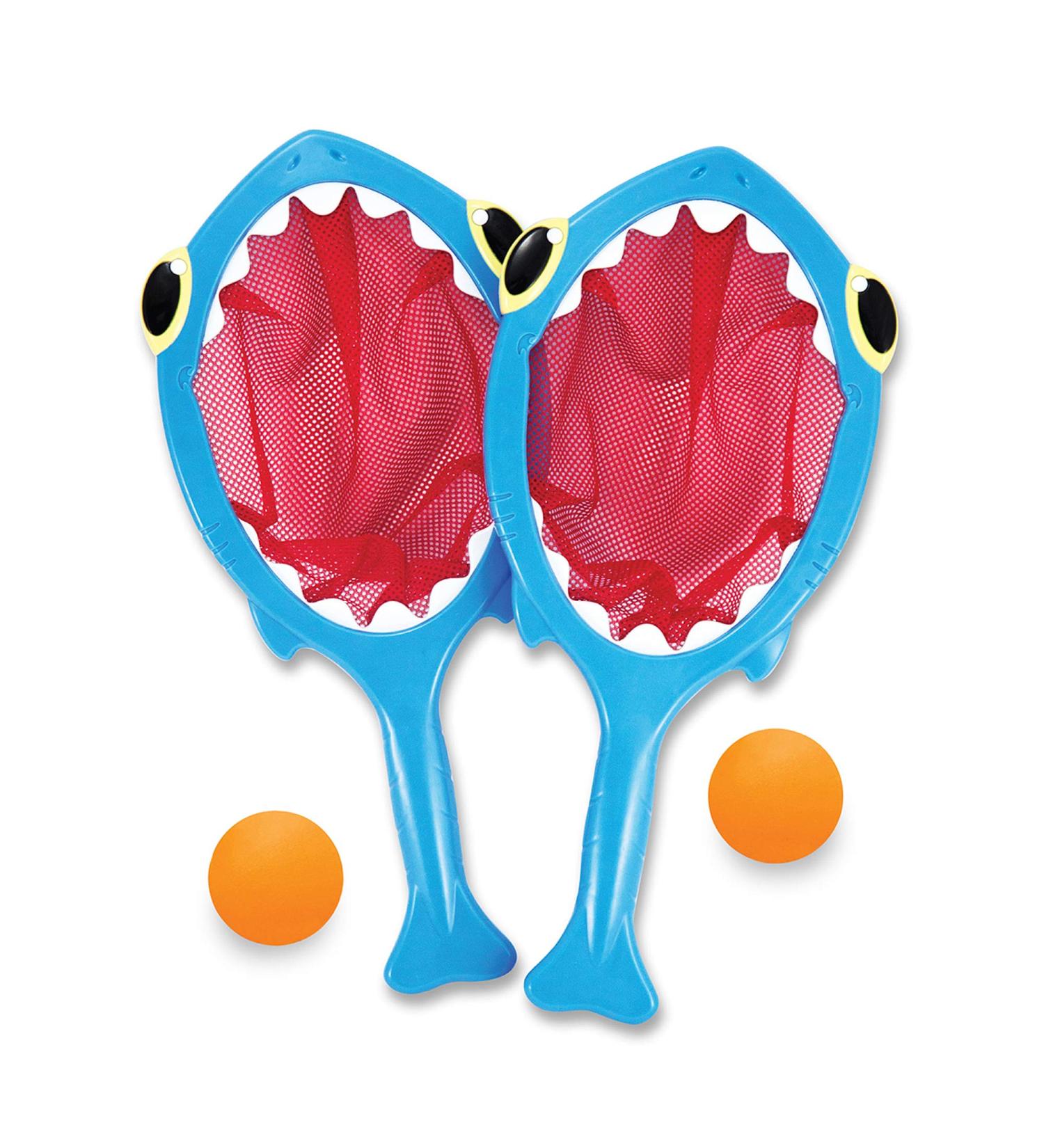 Melissa & Doug Sunny Patch Spark Shark Toss and Catch Game | 2 Balls Included - Buy Online on SooperMarket.com