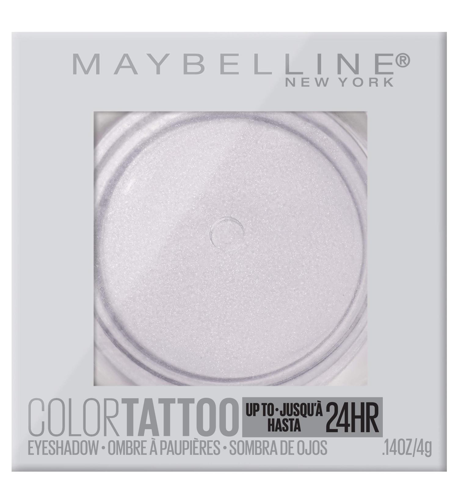 Maybelline Color Tattoo Chill Girl Cream Eyeshadow 0.14 oz | Waterproof & Longwear Pot Makeup - Buy Online on SooperMarket.com