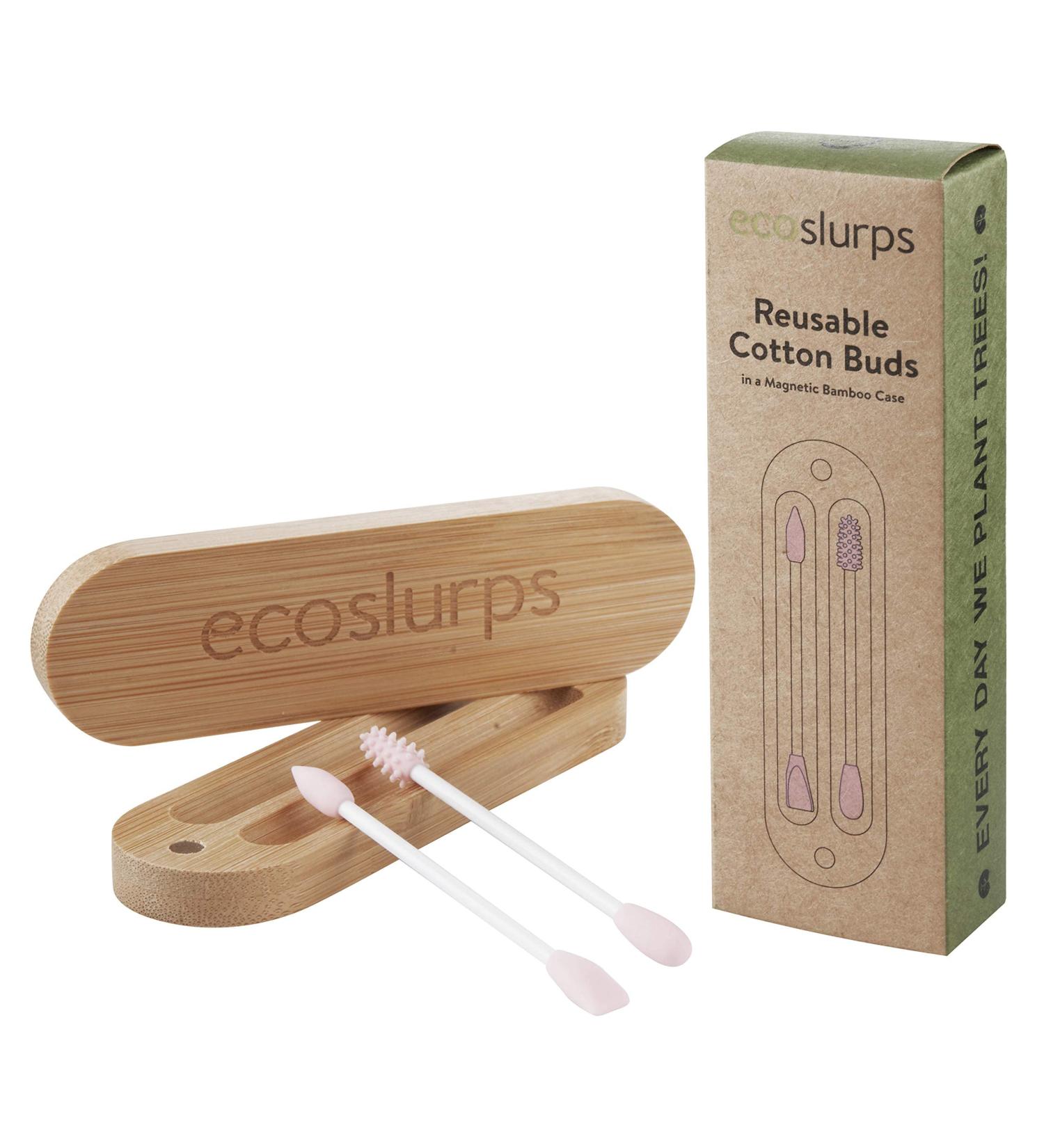 Ecoslurps Reusable Cotton Swabs | Eco-Friendly Makeup & Ear Cleaning Swabs - Sustainable Choice - Buy Online on SooperMarket.com