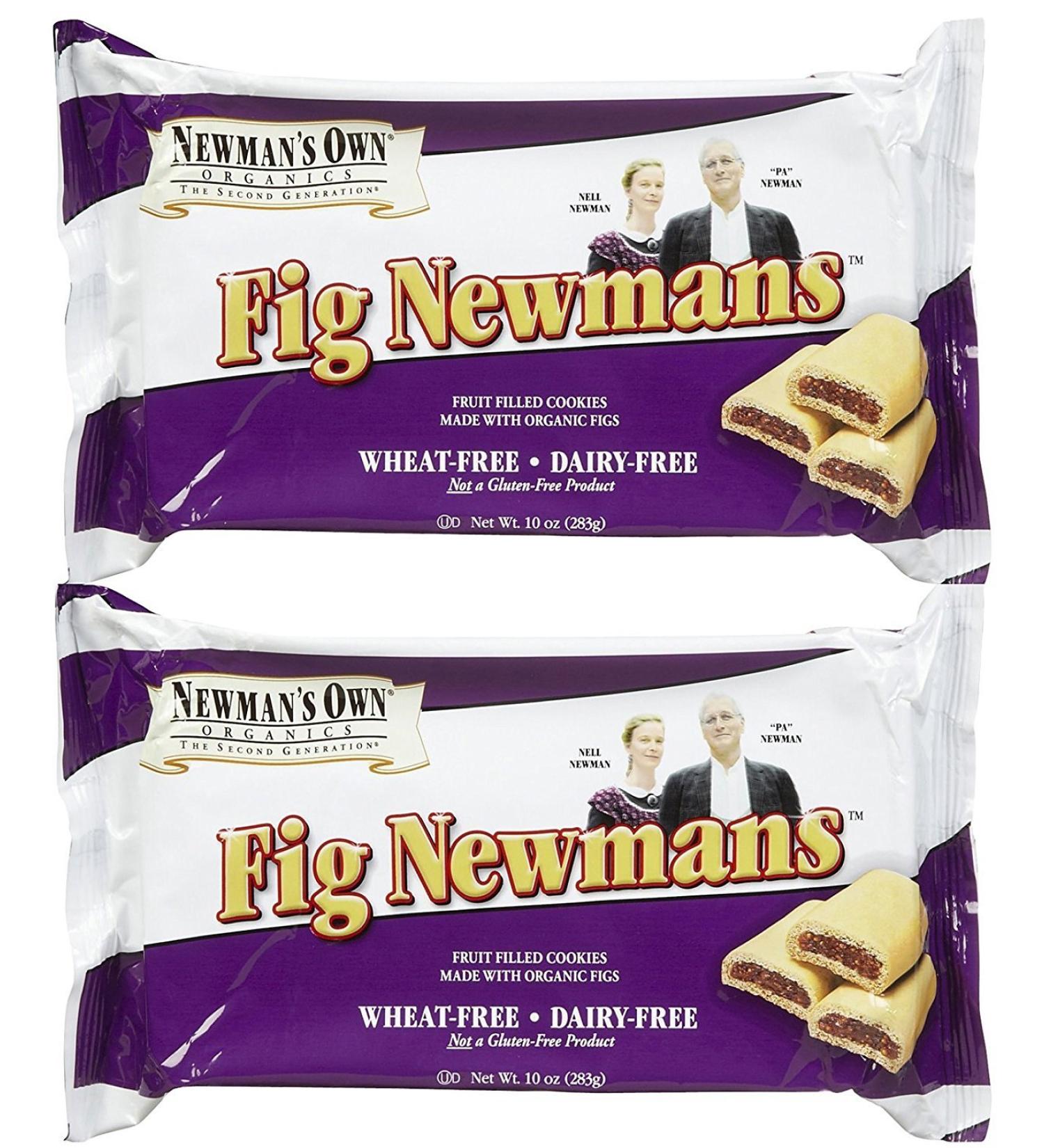 Newmans Own Organic Wheat Free Fig Cookie Bar, 10 oz, 2 pk