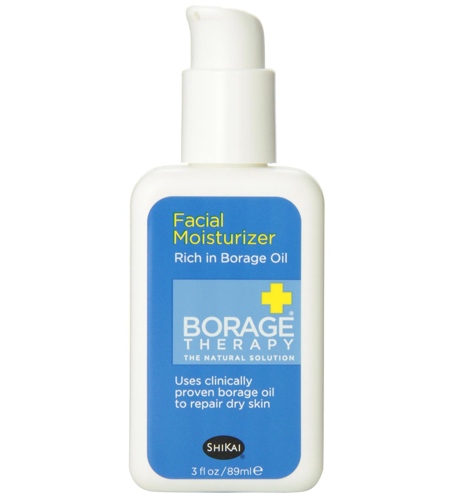 ShiKai Borage Therapy Daily Facial Moisturizer - Plant-Based for Sensitive Skin, Borage Oil Repairs & Rebuilds - Fragrance-Free 3oz - Buy Online on SooperMarket.com