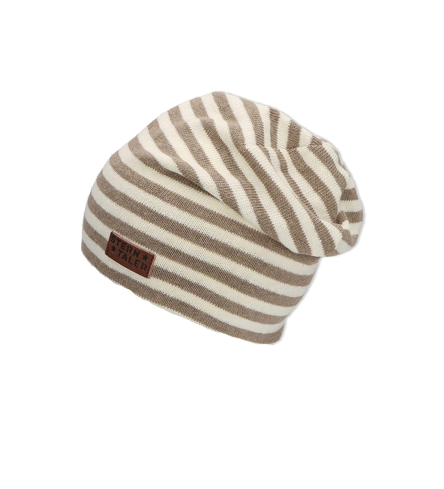 Sterntaler Unisex Slouch Stripe Beanie Hat 51 Ecru - Stylish & Comfortable International Shipping - Buy Online on SooperMarket.com