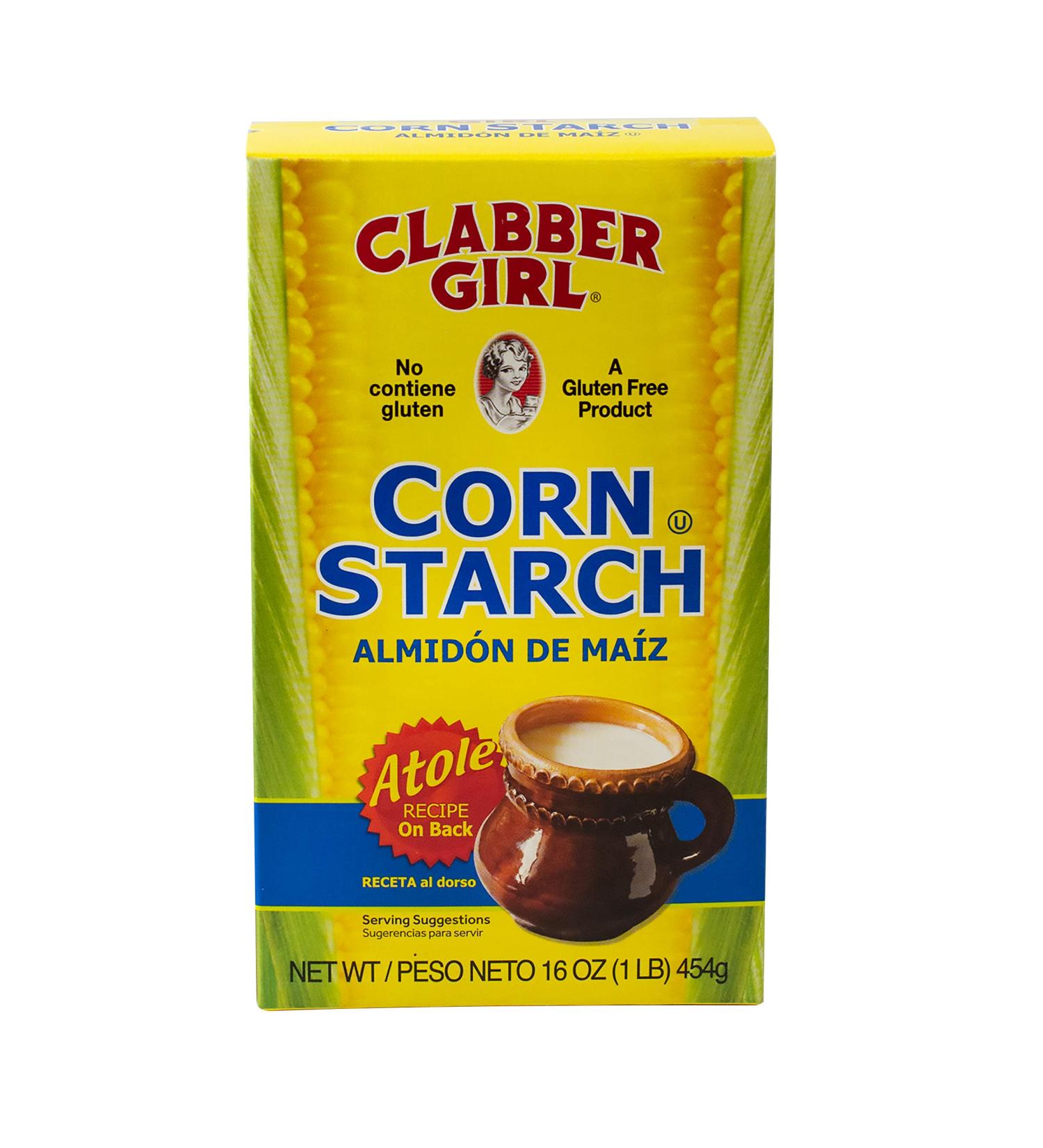 Clabber Girl Corn Starch 16 Ounce - Pack of 12 | High-Quality Thickening Agent - Buy Online on SooperMarket.com