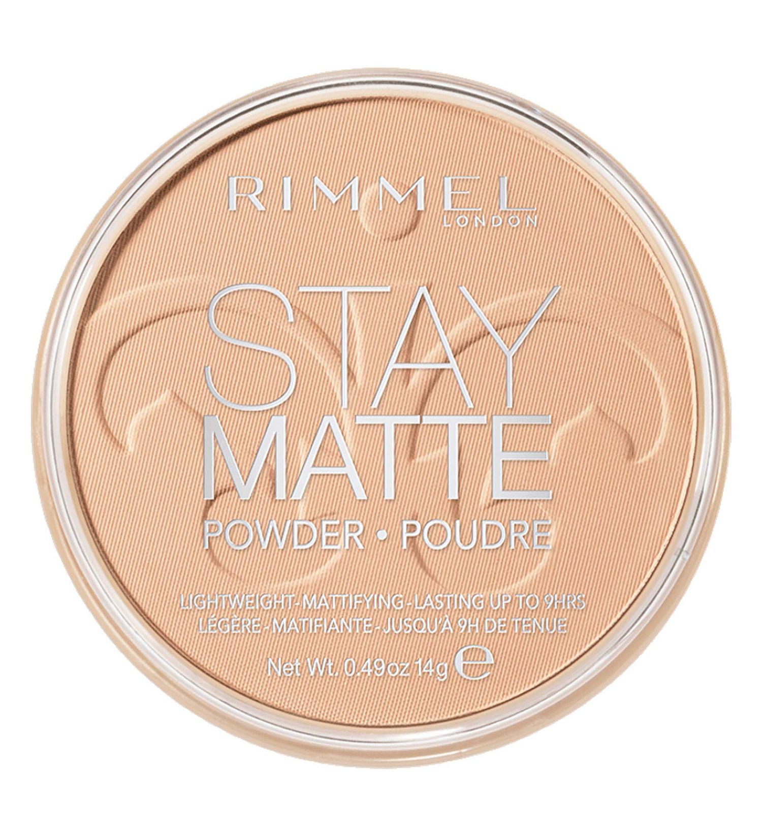 Rimmel London Stay Matte Pressed Powder Lightweight Mattifying 004 Sandstorm 0.49 oz (14 g)