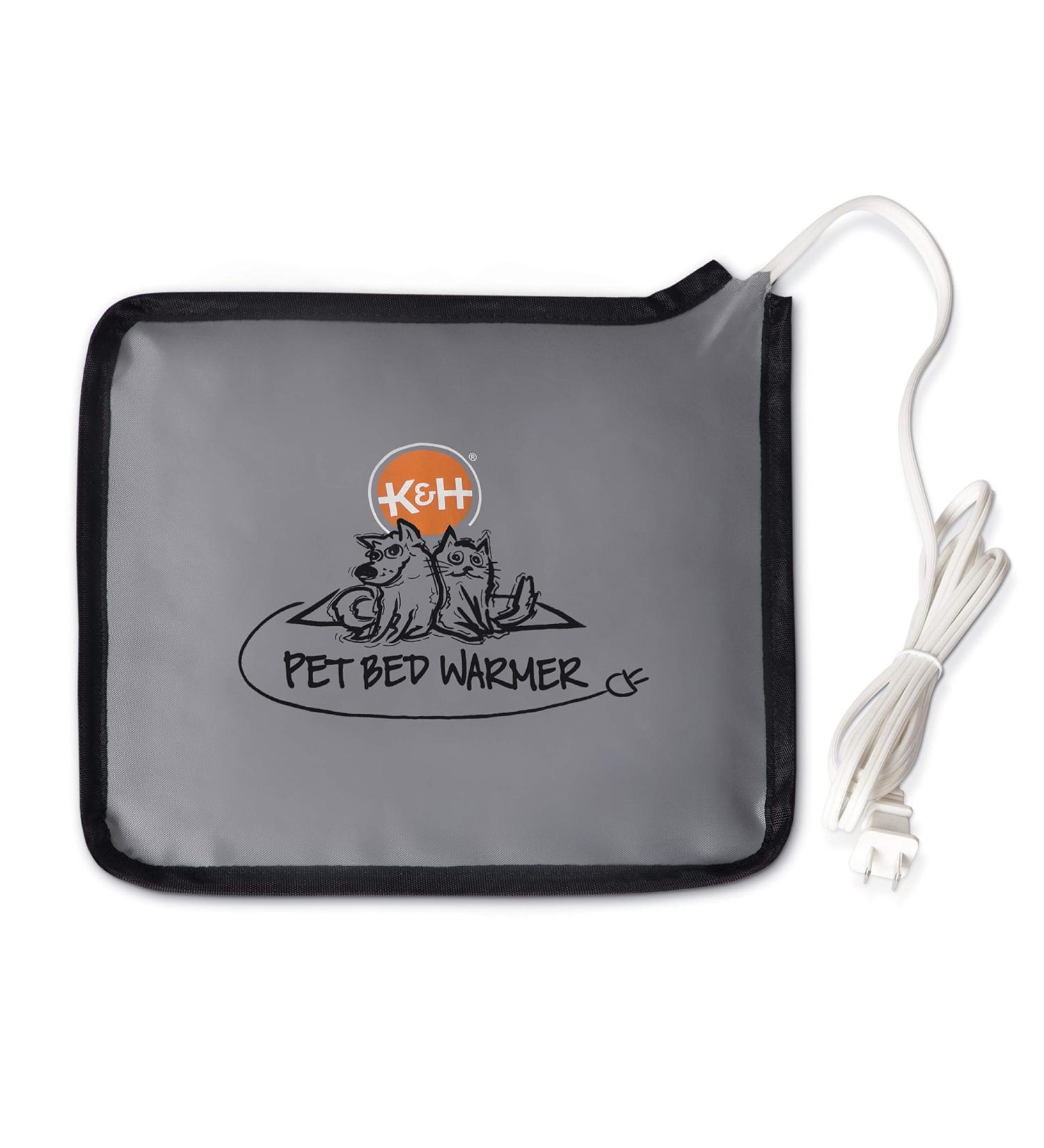 K&H Pet Products Small Heated Pet Bed Warmer | Waterproof Pet Heating Pad - Gray (8.5 x 9 in) - Buy Online on SooperMarket.com