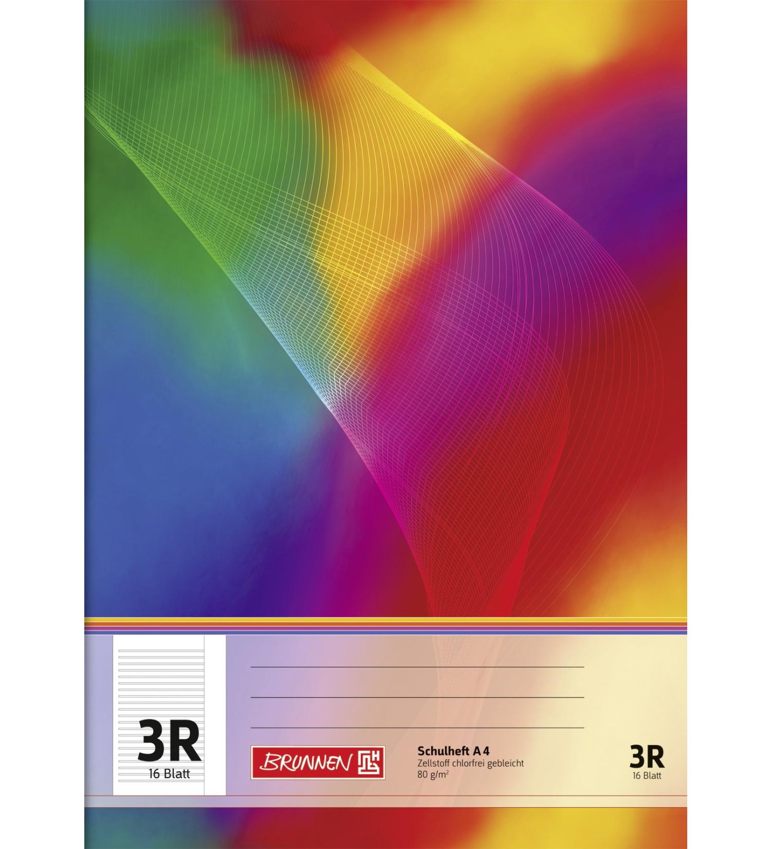 Buy Brunnen 104490323 A4 Exercise Book - 16 Lined Sheets with Margin for Grade 3 - International Shipping Available  - Buy Online on SooperMarket.com