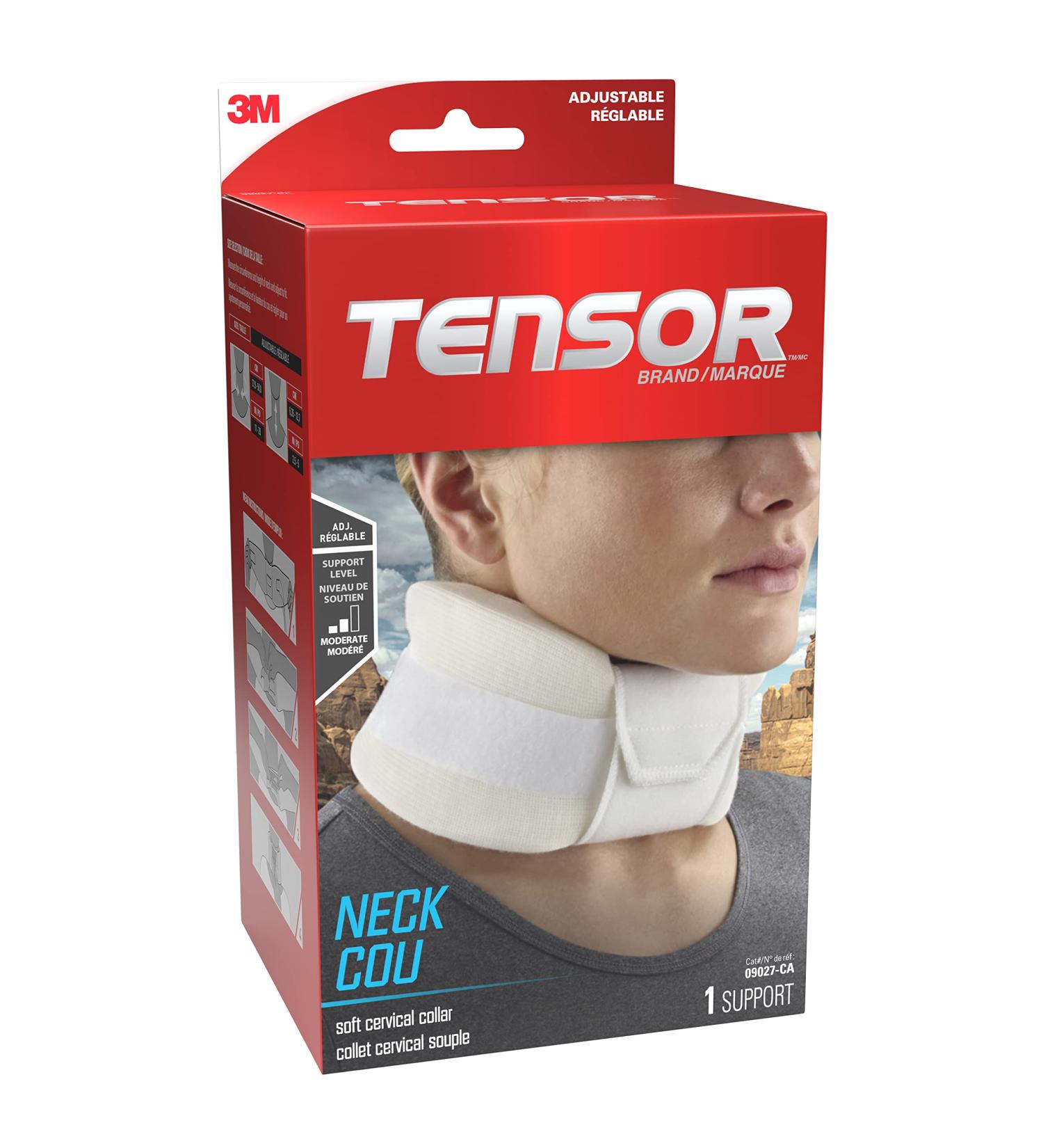 Tensor Neck Cervical Collar 209651-C White Adjustable 1 Per Pack 1 count - Buy Online on SooperMarket.com
