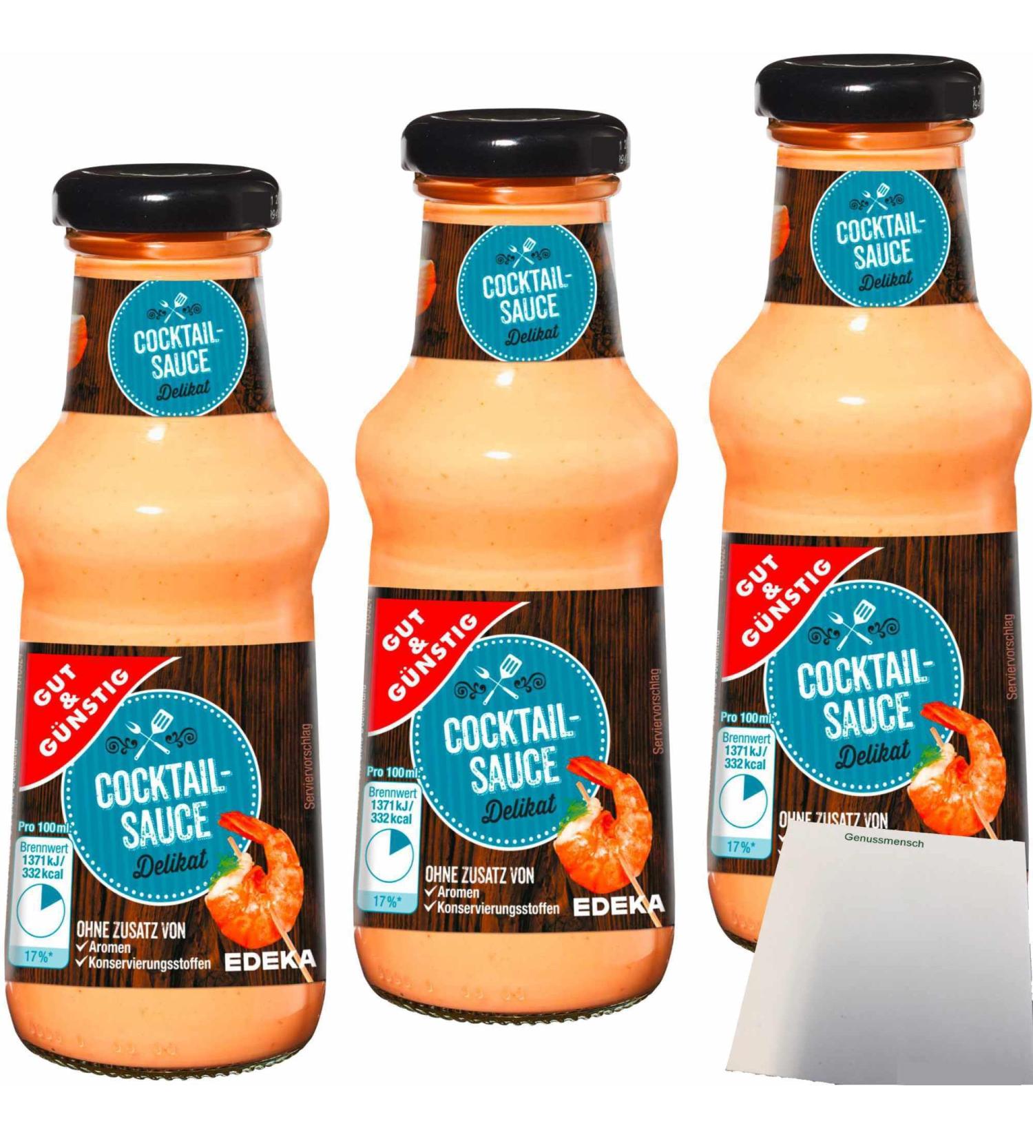 Good&Cheap Delicate Cocktail Sauce 3-Pack (3x250ml) - Perfect for International Shipping - Buy Online on SooperMarket.com