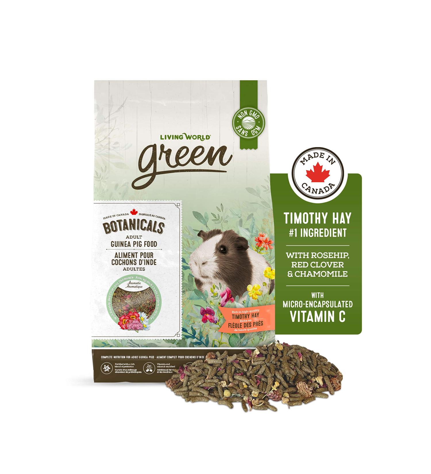 Living World Green Botanicals Adult Guinea Pig Food 1.36 kg (3 lb) - Buy Online on SooperMarket.com