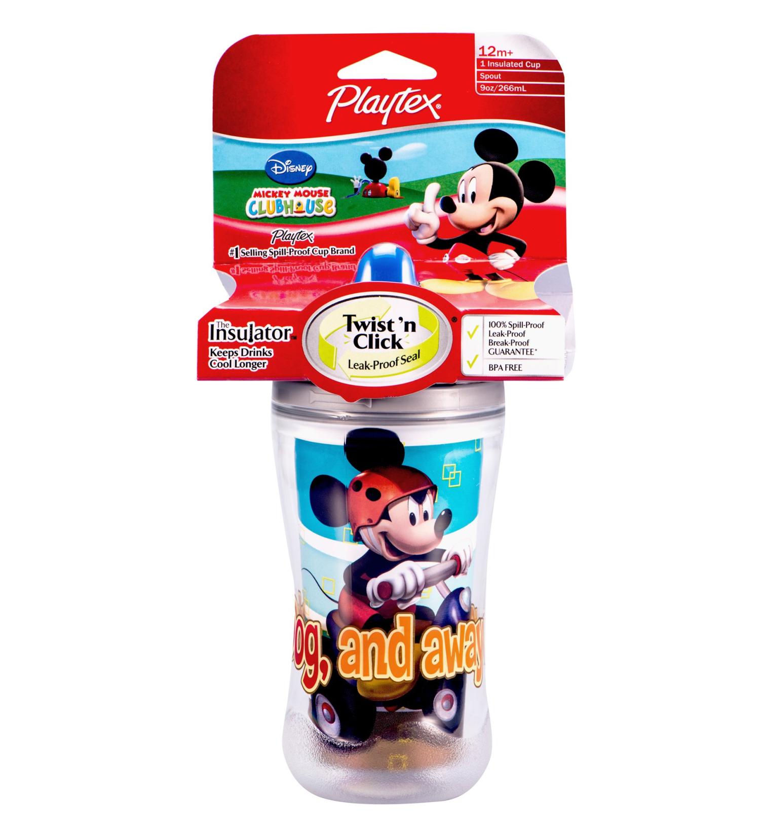 Playtex Disney Playhouse Insulator Cup  9 Ounce  Colors and Styles May Vary (Discontinued by Manufacturer)