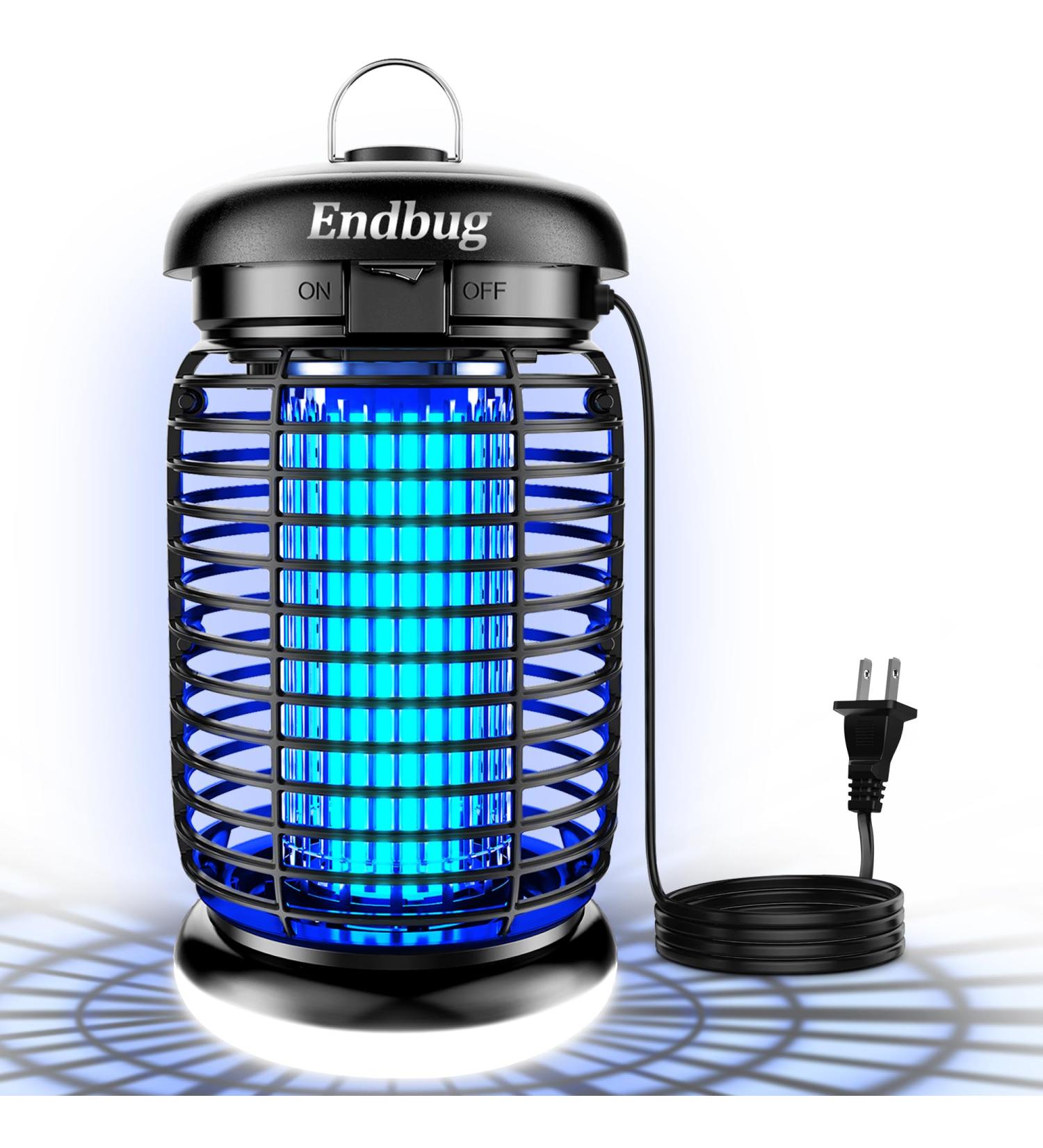 Endbug Bug Zapper Outdoor with LED Light 4200V Mosquito Zapper Outdoor IPX5 Waterproof Electric Bug Zapper 2-in-1 Fly Zapper Fly Trap Indoor Outdoor for Patio Garden Backyard Home Plug in - Buy Online on SooperMarket.com