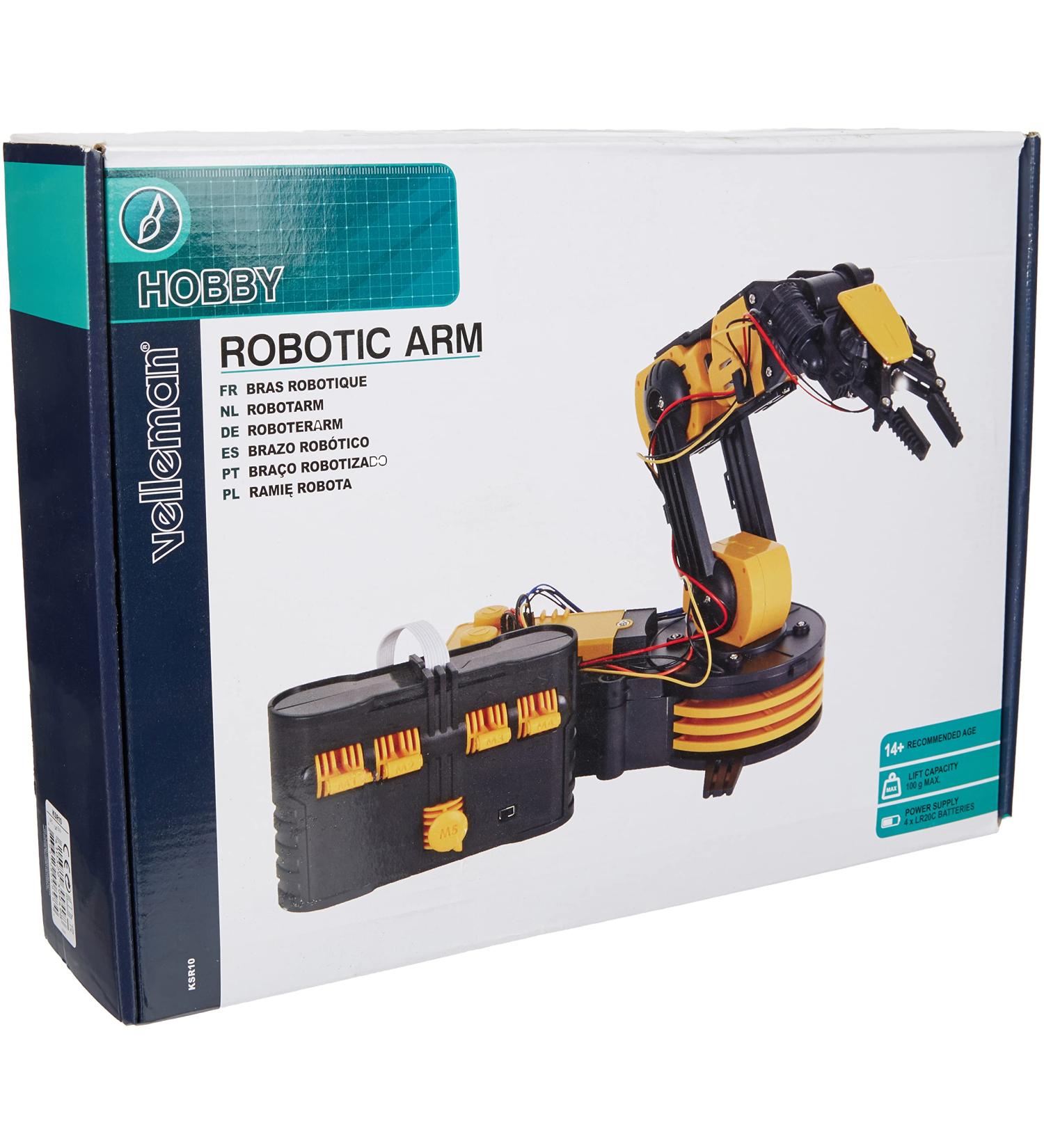 Velleman KSR10 Robotic Arm - High Quality Robotics Kit for International Shipping - Buy Online on SooperMarket.com