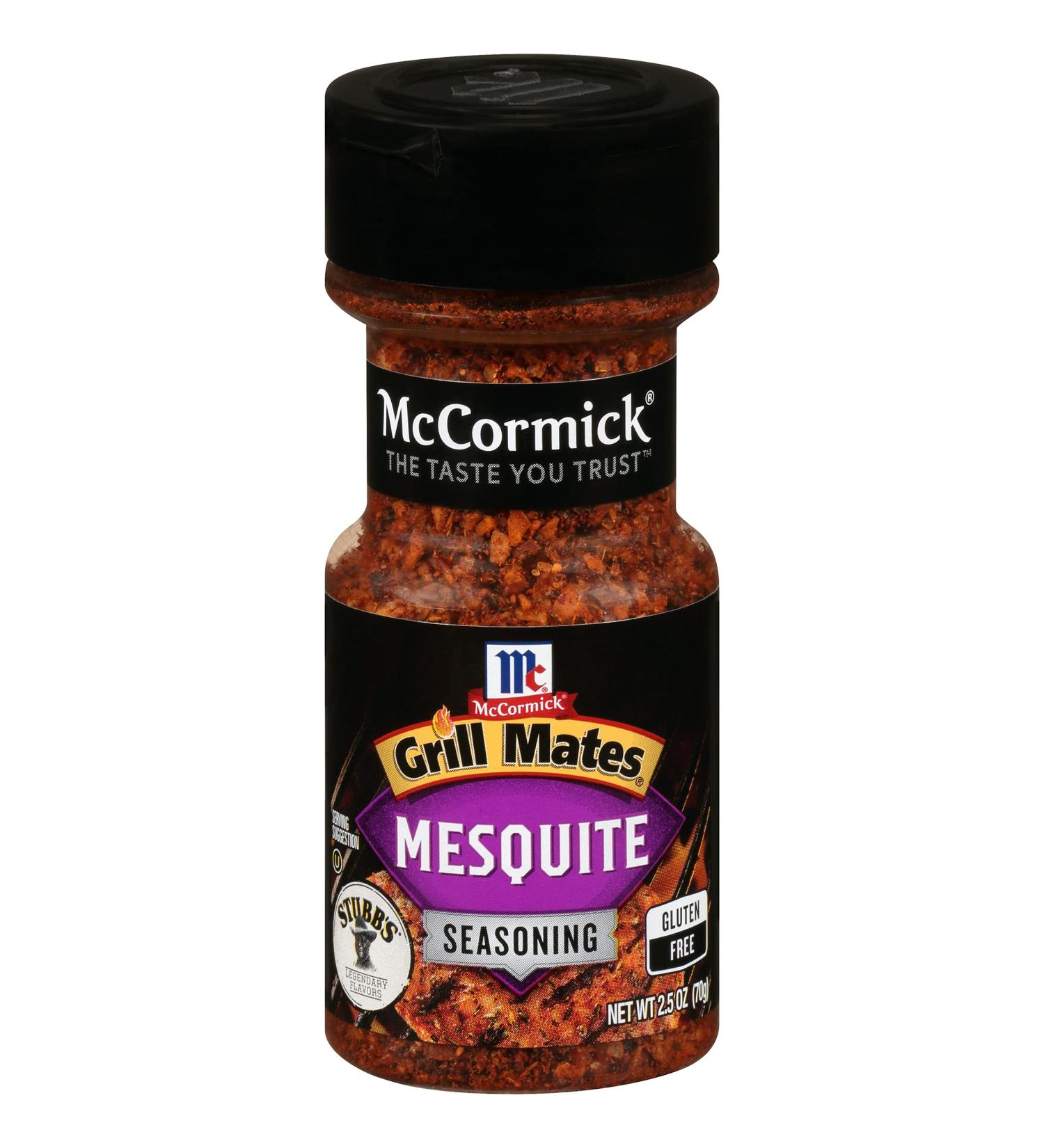McCormick Grill Mates Mesquite Seasoning - 2.5 oz | Authentic Flavor for Grilling - Buy Online on SooperMarket.com