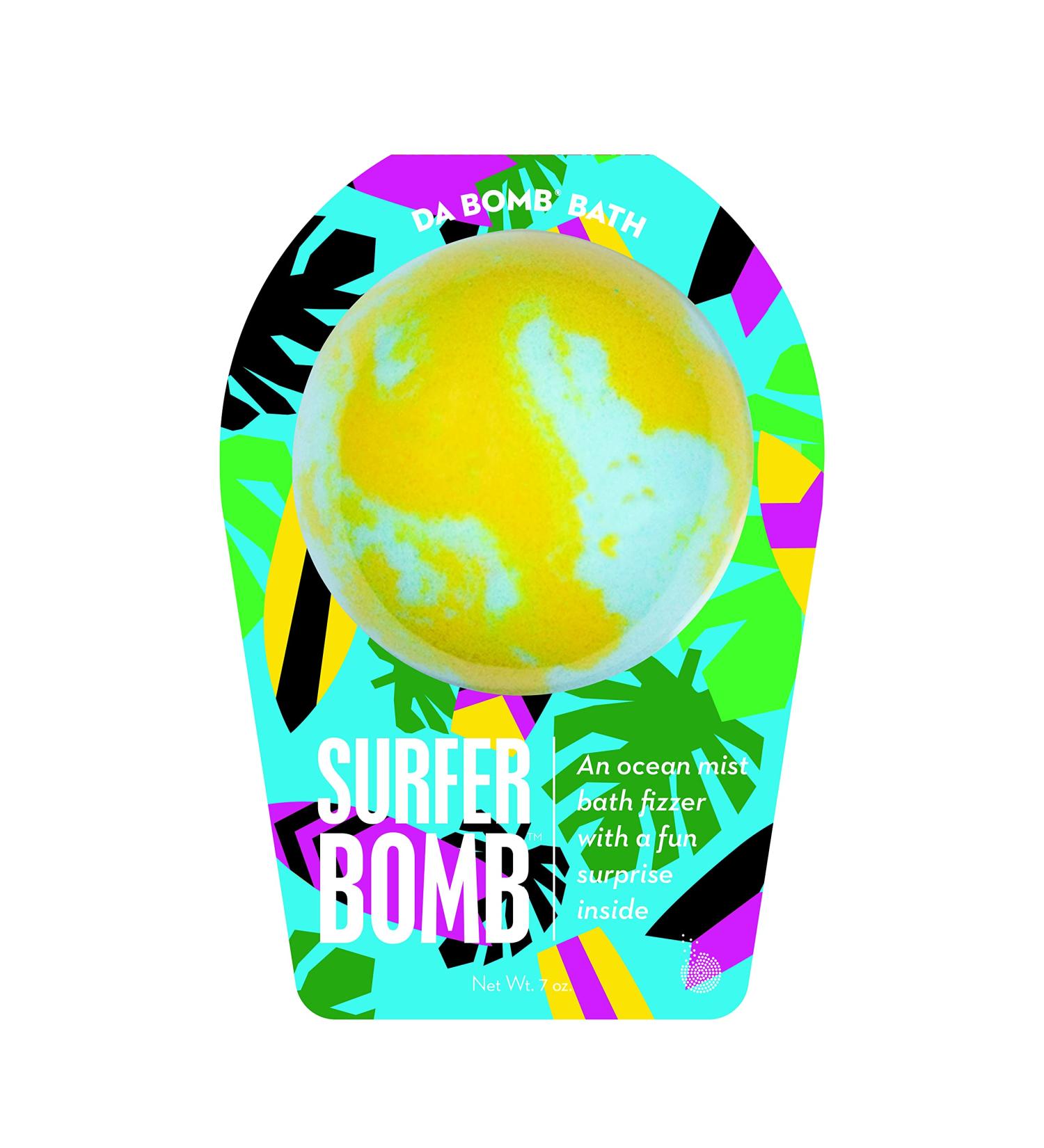 DA BOMB Surfer Bath Bomb Ocean Mist 7oz - Dive into Relaxation with this Refreshing Bath Bomb - Buy Online on SooperMarket.com