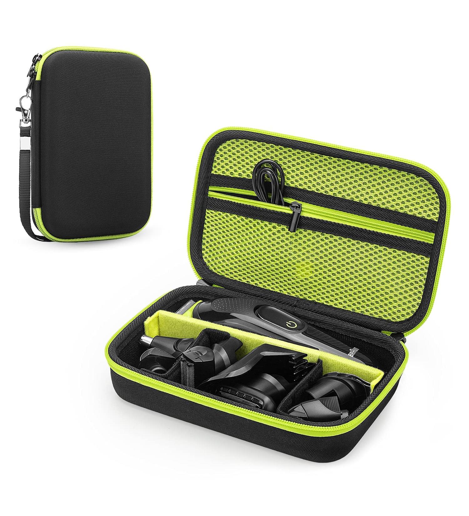Yinke Case for Braun Series 3/5/7 All in one Trimmer MGK3335 MGK3221 MGK3245 BT3221 BT5260 BT3240 BT5265 BT7240 Beard Trimmer and Hair Clipper Travel Hard Case Carrying Protective Storage Bag (Green) - Buy Online on SooperMarket.com