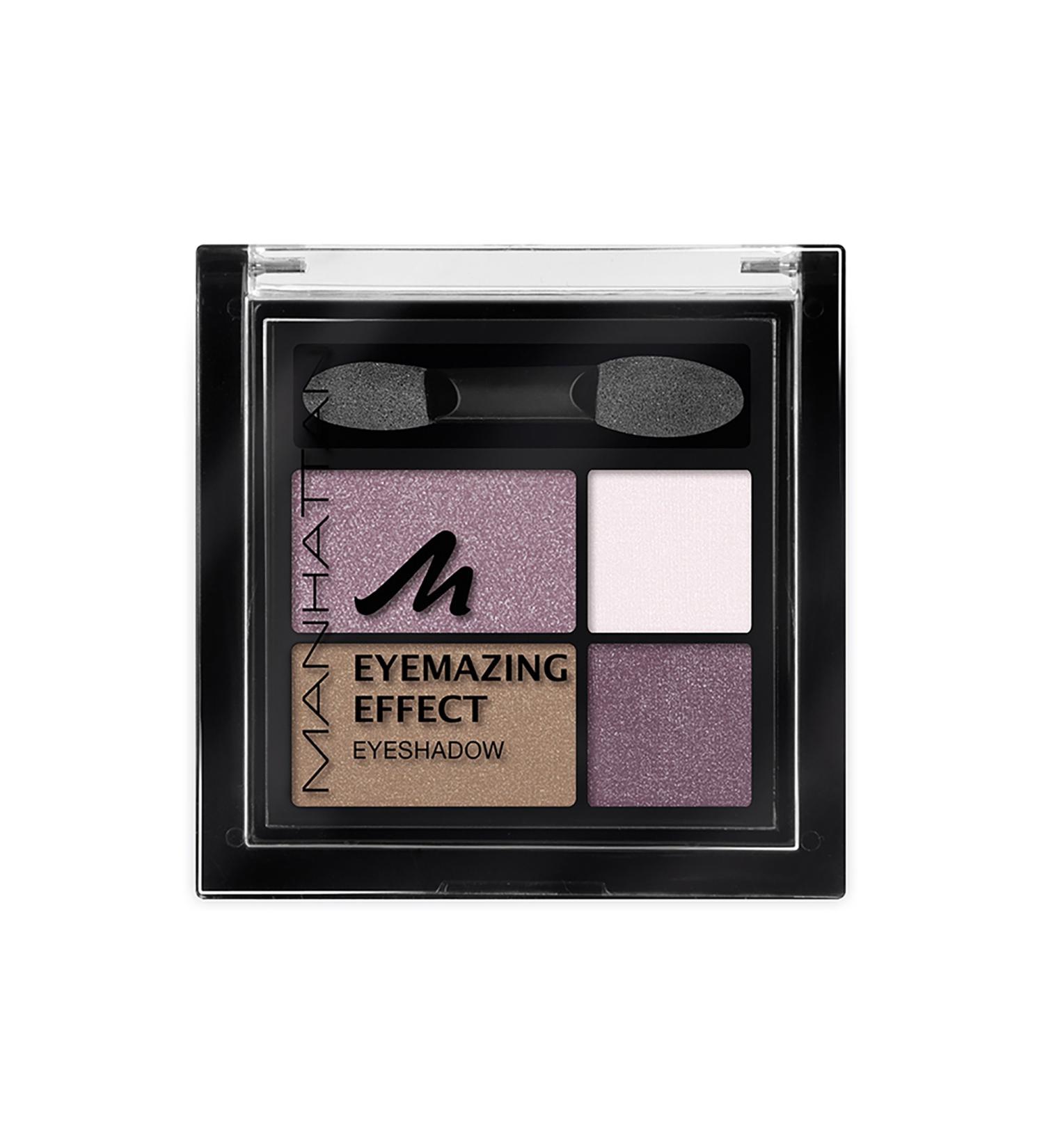 Manhattan Eyemazing Effect Eyeshadow Palette - 4 Shimmering Smokey Eye Colors | Fancy Nudes 60m - 1 Pack for Stunning Makeup Looks - Buy Online on SooperMarket.com