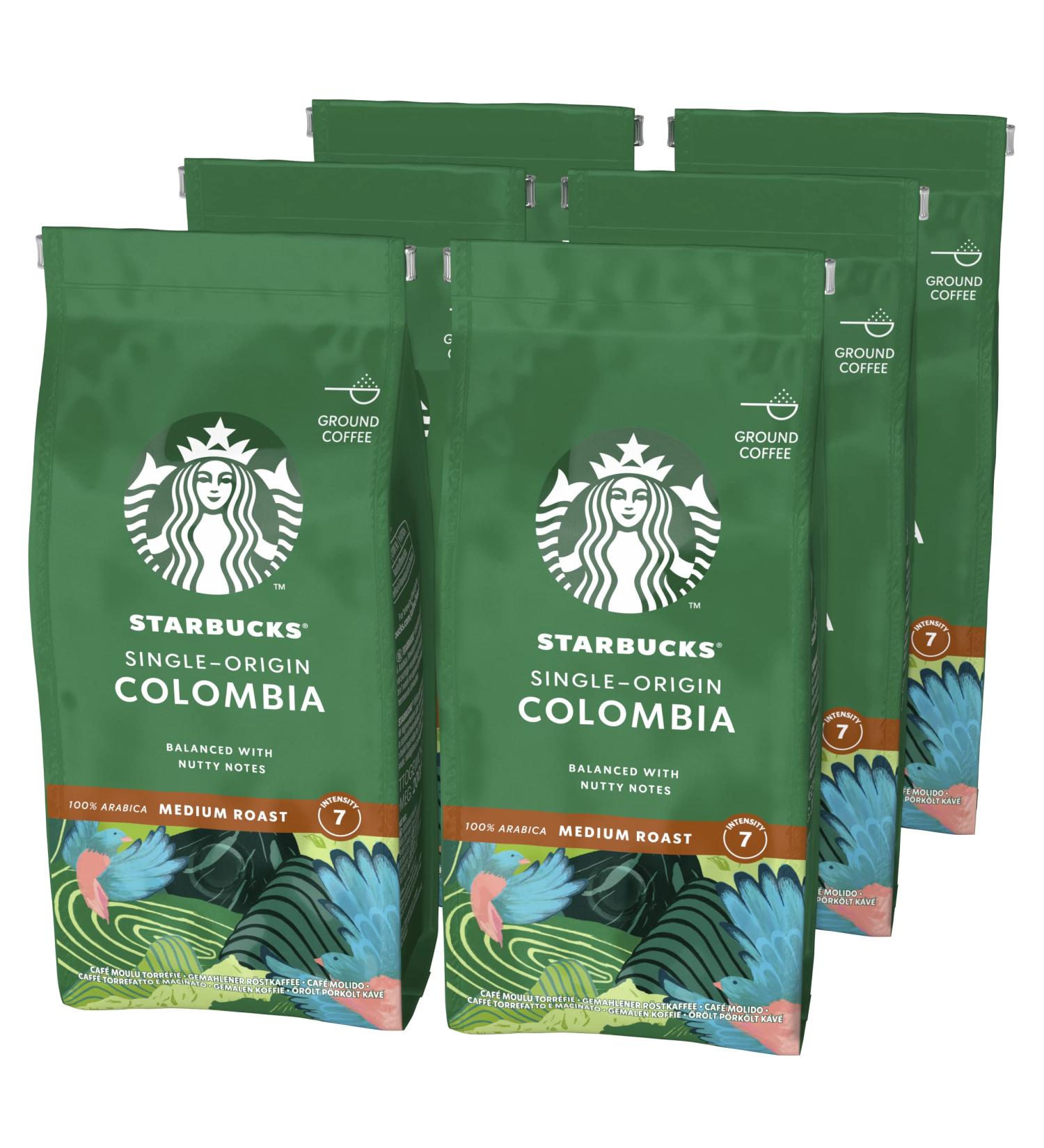 Buy STARBUCKS Single-Origin Colombia Medium Roast Filter Coffee 200g (Pack of 6) - International Shipping Available - Buy Online on SooperMarket.com
