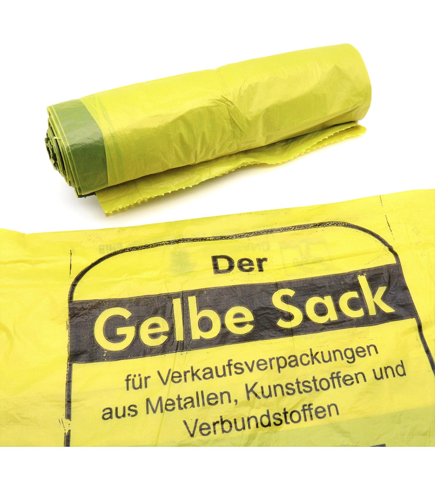 10 Rolls of Yellow Drawstring Bags - 90L Recyclable 15 - Pack of 10 for Convenient Waste Disposal - Buy Online on SooperMarket.com