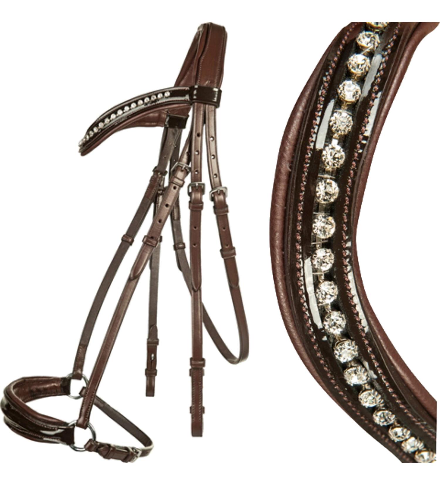 HKM bridle Carolin brown thoroughbred M single brown