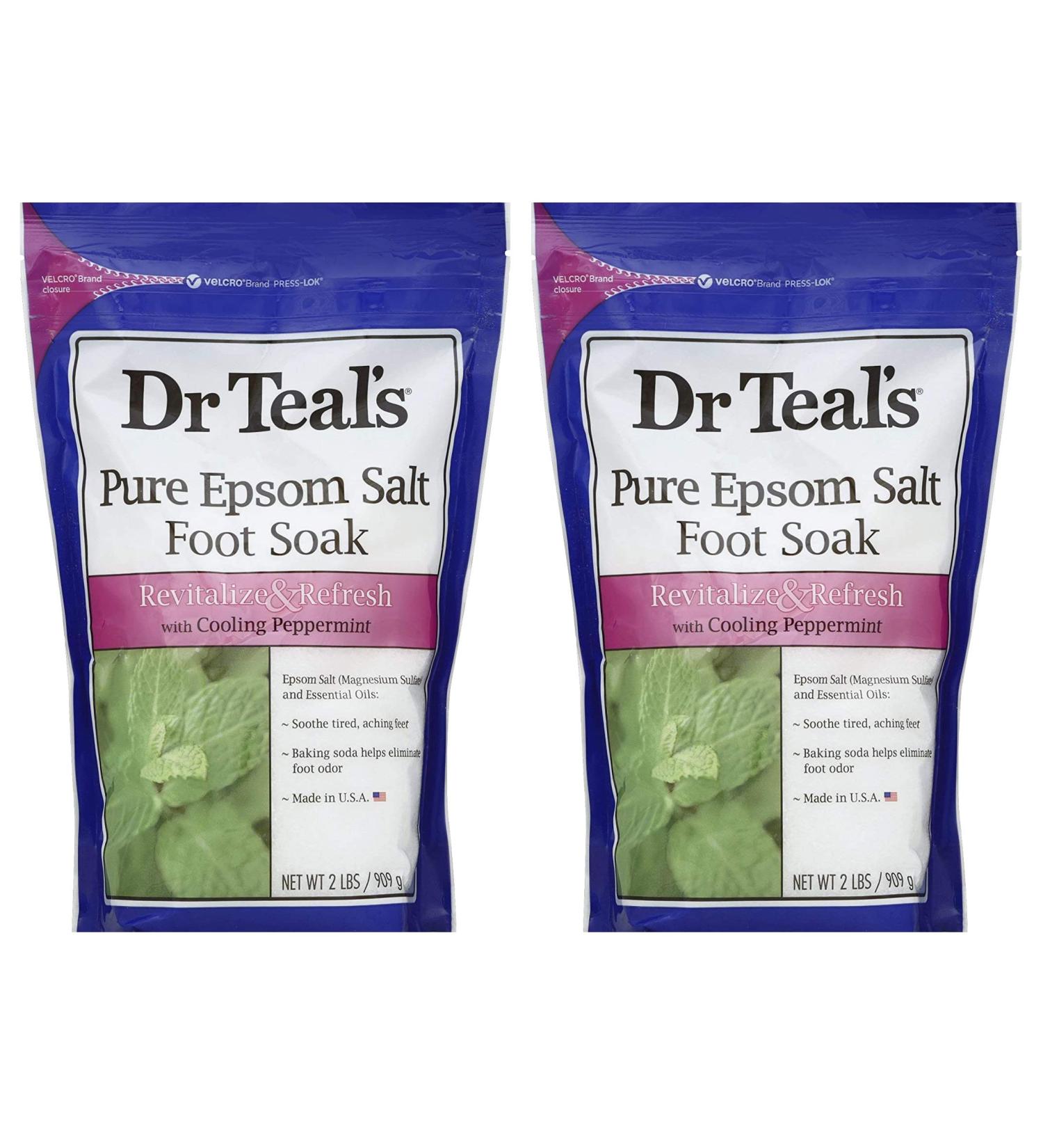 Dr. Teal's Theraupetic Peppermint Foot Soak(Pack of 2)