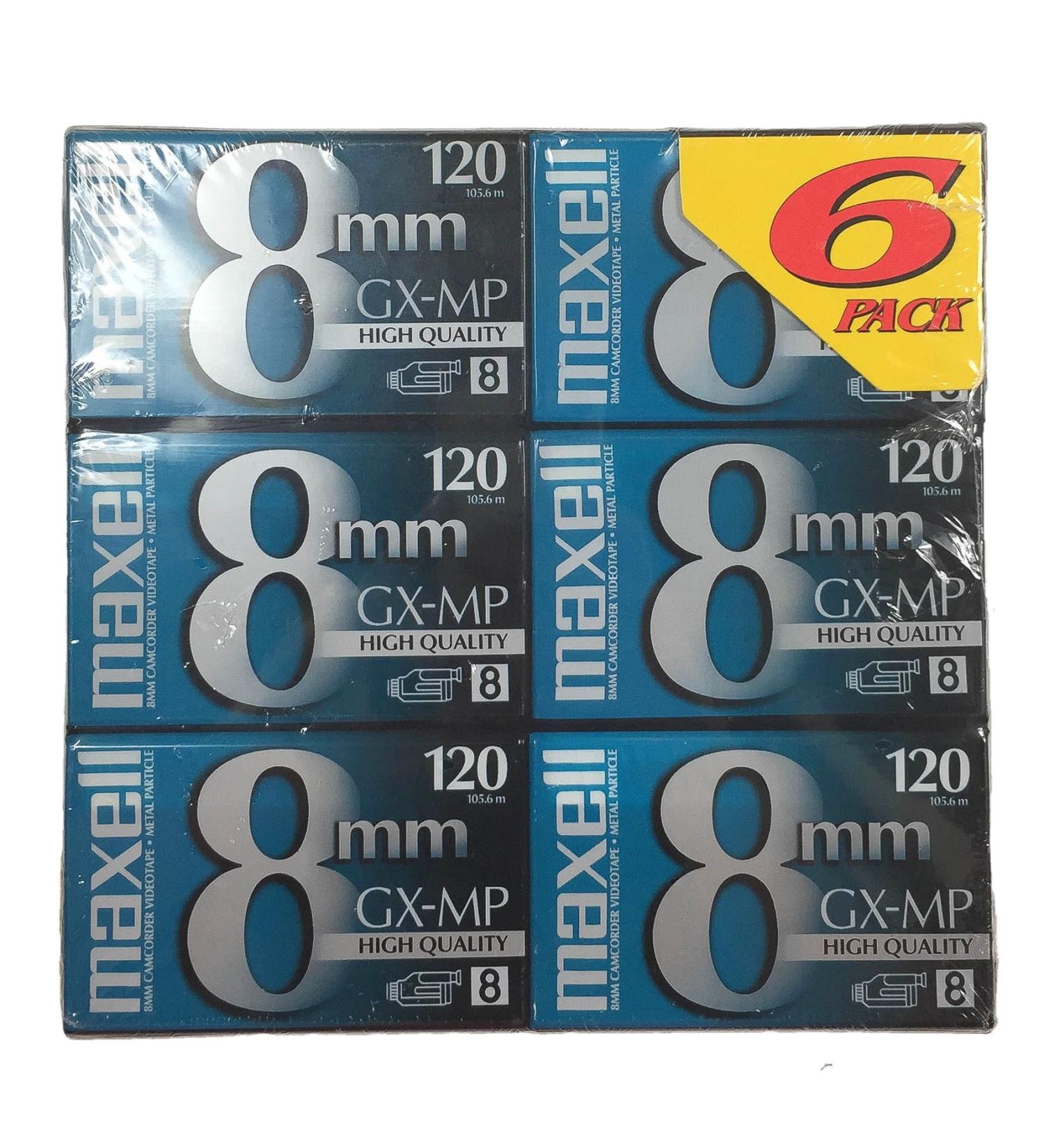 Maxell 8mm GX-MP 120 Videotapes (6-pack) - Buy Online on SooperMarket.com