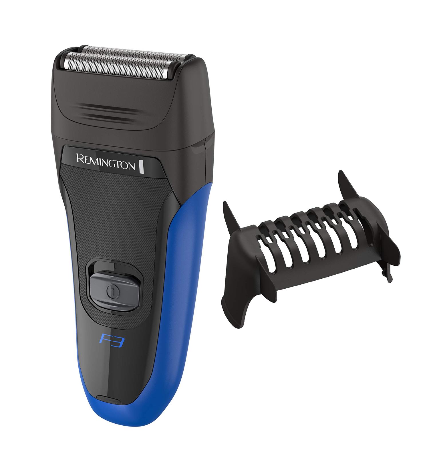Remington PF7300 F3 Comfort Series Foil Shaver - Men's Electric Razor | Black/Blue - Buy Online on SooperMarket.com