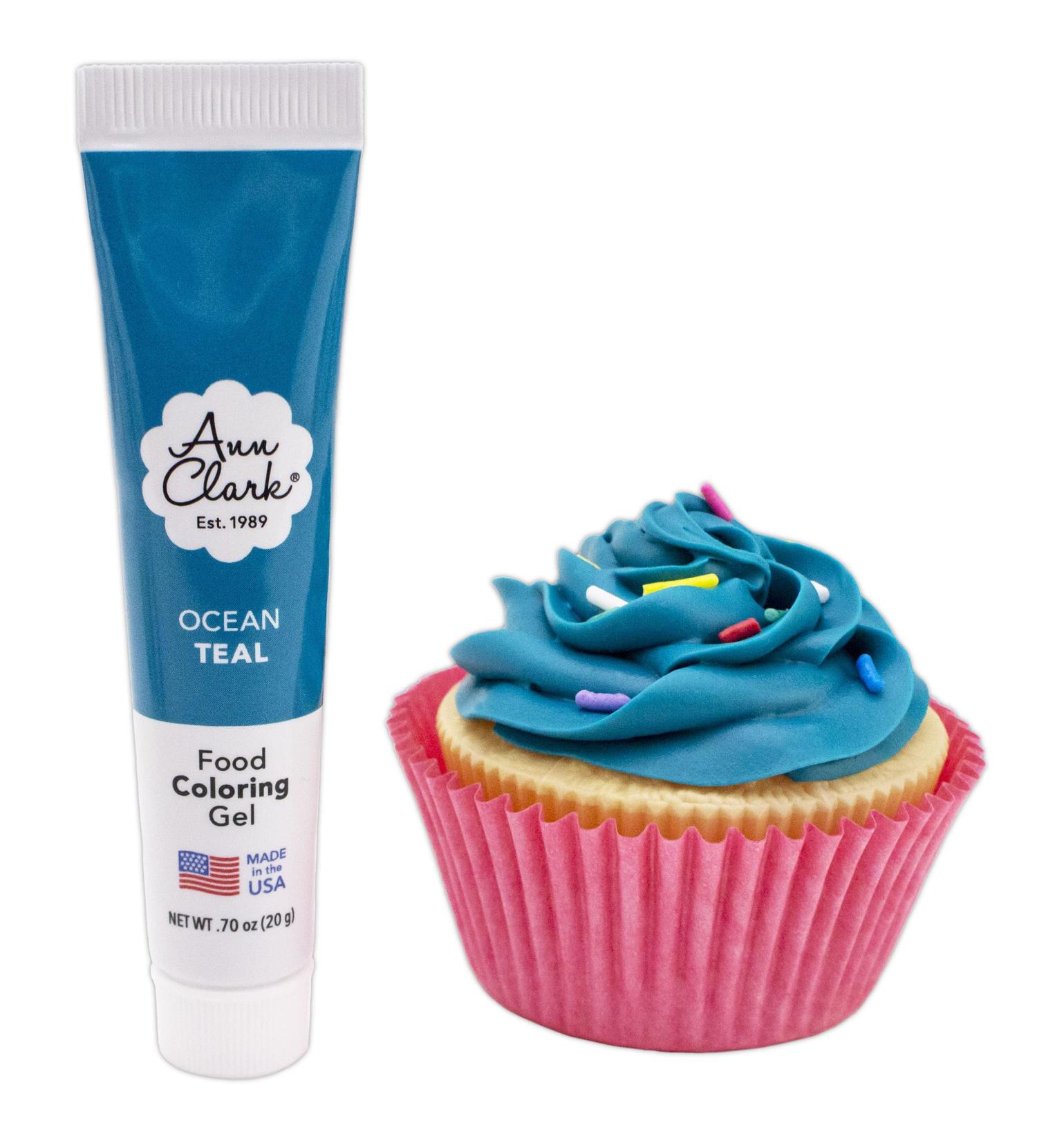 Ann Clark Ocean Teal Food Coloring Gel 70 oz. (20 g) - Buy Online on SooperMarket.com