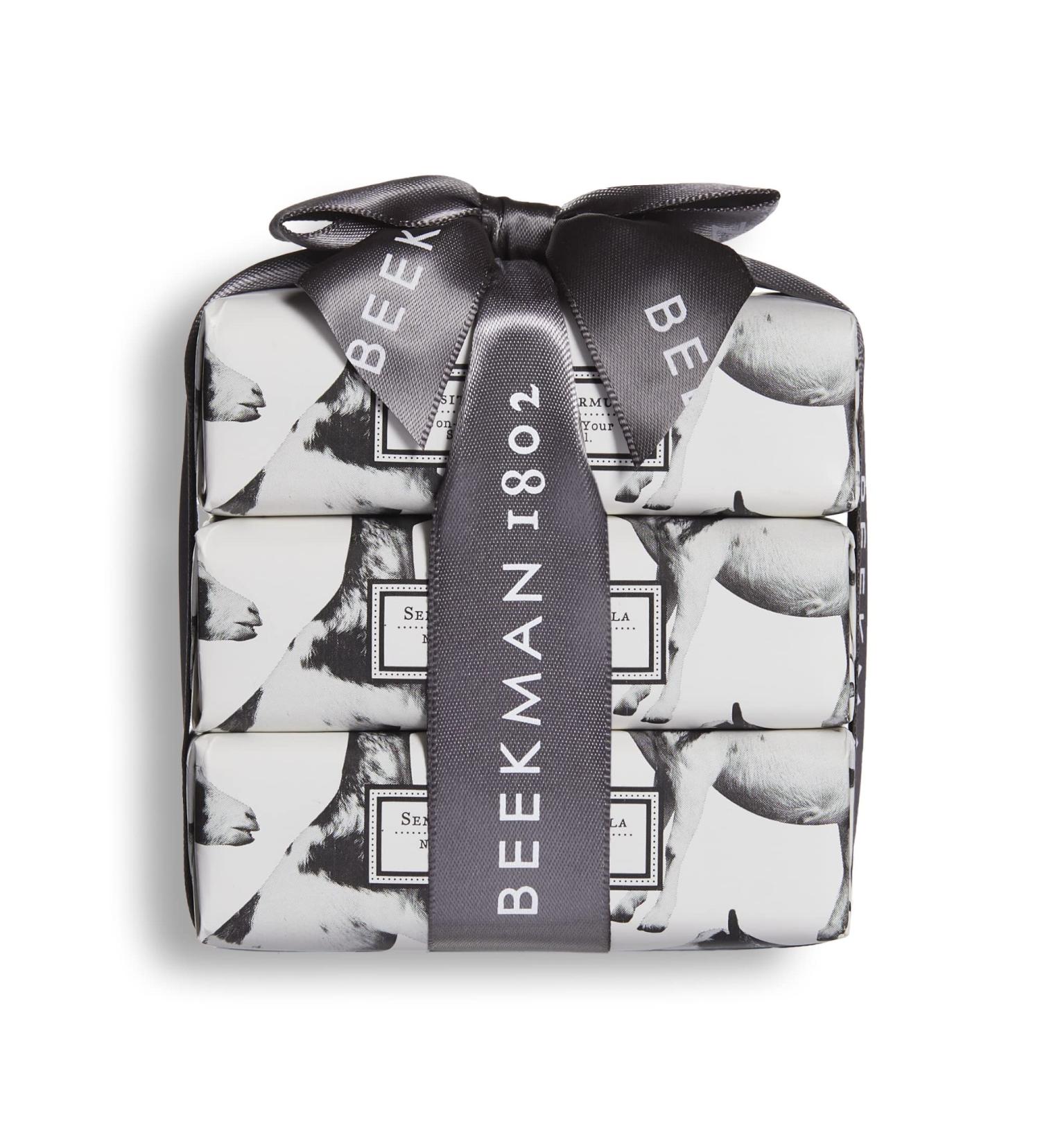 Beekman 1802 Goat Milk Soap Bar 3-Piece Set - 3.5 oz - Nourishing, Moisturizing Vanilla Absolute Soap - Gentle on Sensitive Skin - Cruelty Free - Buy Online on SooperMarket.com