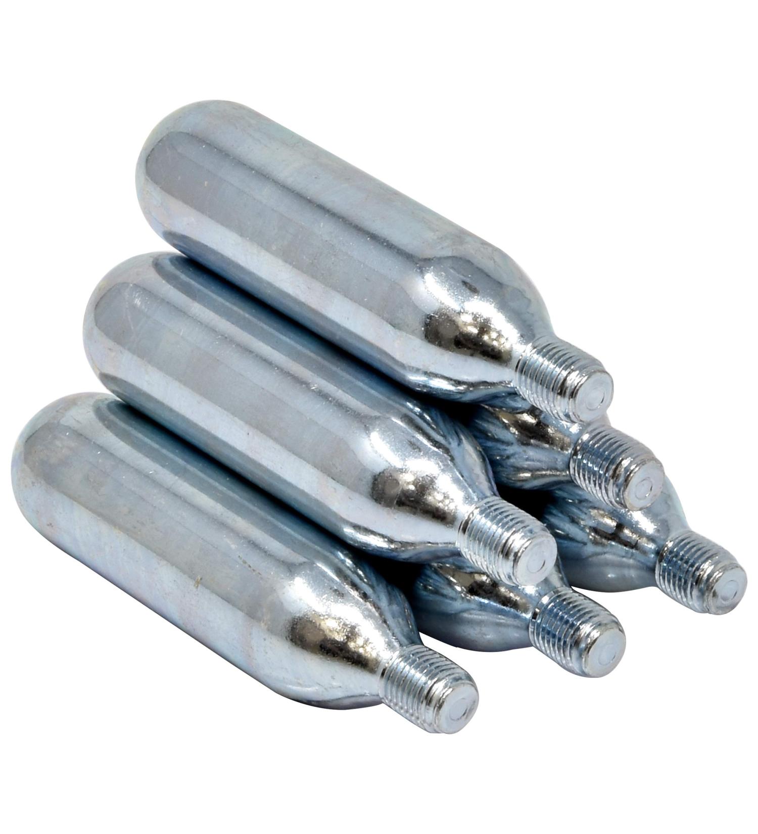 60 - 16g CO2 Threaded Cartridges for Bike Tire Inflator Keg Charger - Buy Online on SooperMarket.com