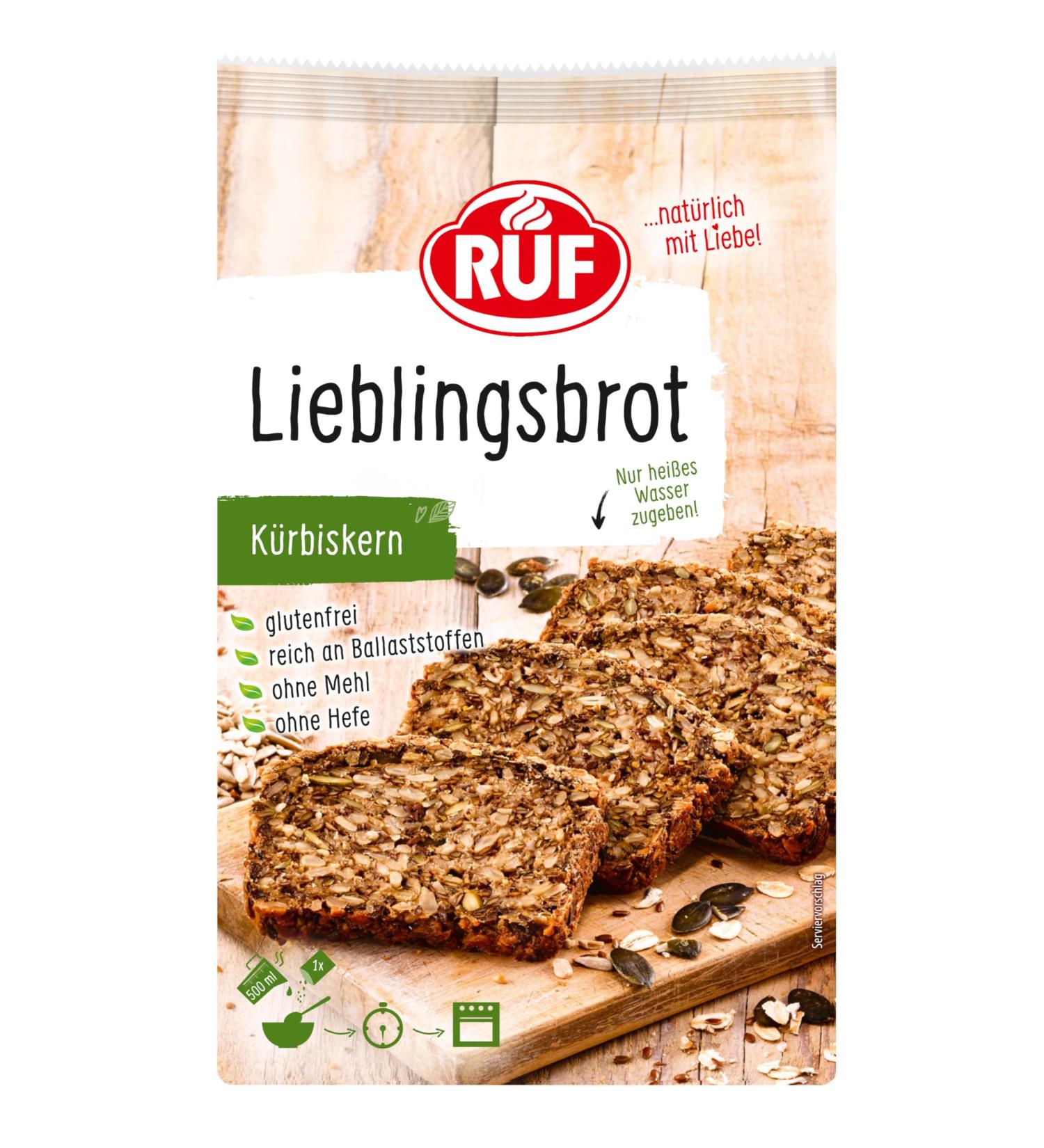 Gluten-Free Pumpkin Seed Bread Mix | 600g Bread Baking Mix Without Flour & Yeast - Buy Online on SooperMarket.com