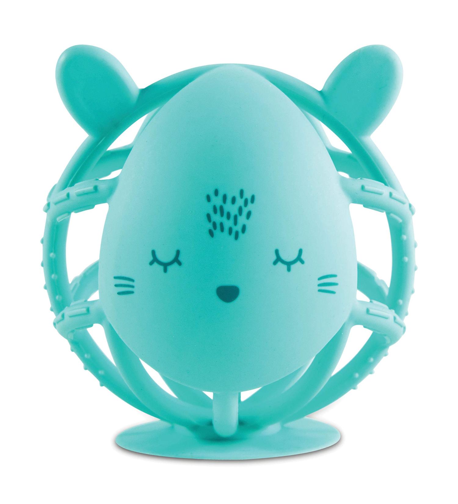 Tiny Twinkle Silicone Teether Toy - BPA-Free Baby Teething Care | Multi-Textured Sensory Toys with Suction Base | Food-Grade Silicone Teeter for Babies 0+ Months (Mint) - Buy Online on SooperMarket.com