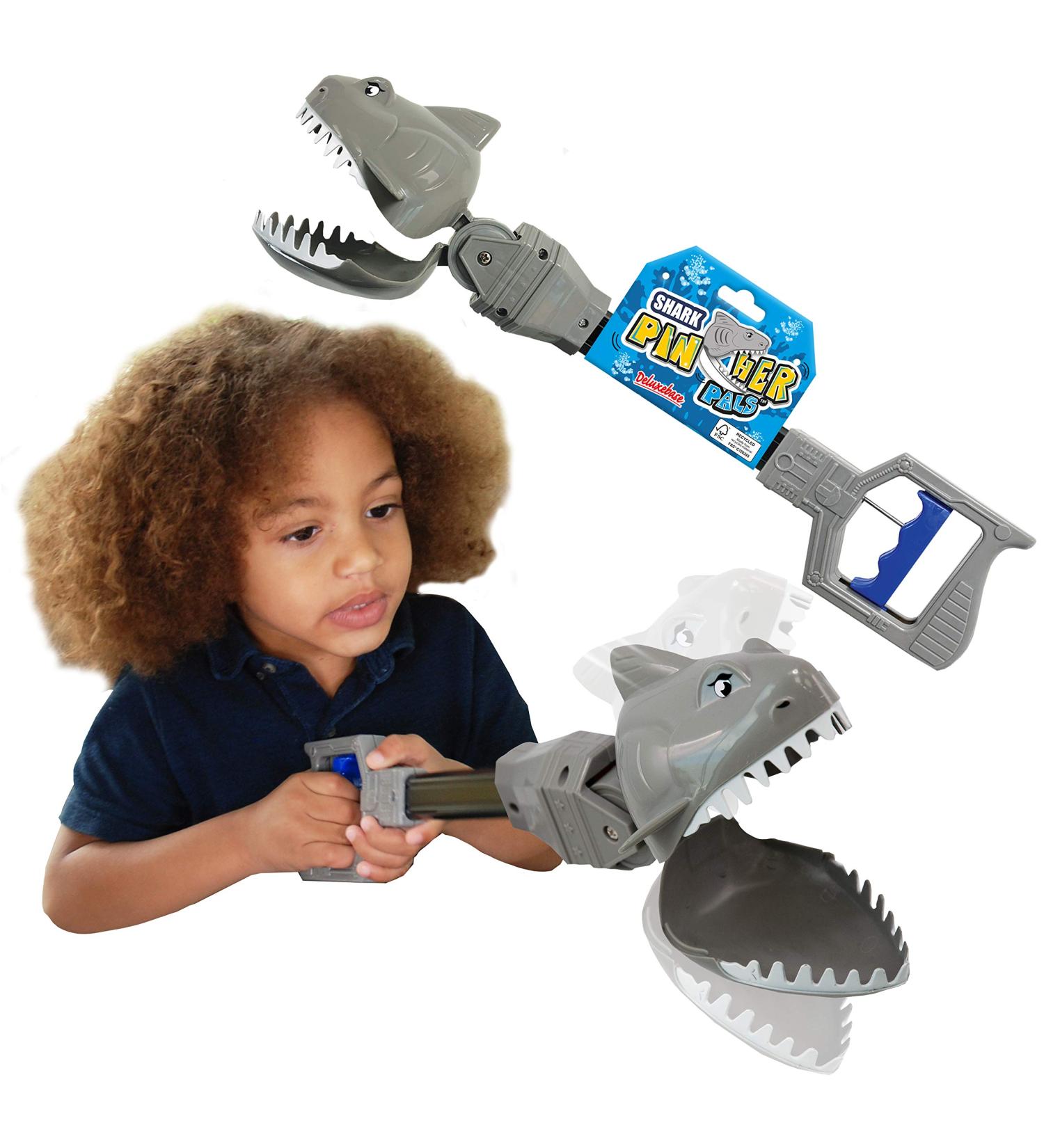 Pincher Pals - Extra Large Gripping Tongs Toys | Fun Shark Ocean Gift for Kids - DeluxBase - Buy Online on SooperMarket.com