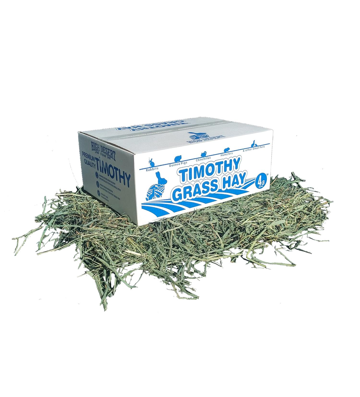 High Desert 2nd Cutting Timothy Grass Hay for Guinea Pigs, Rabbits & Small Pets - 4lb Pack - Buy Online on SooperMarket.com