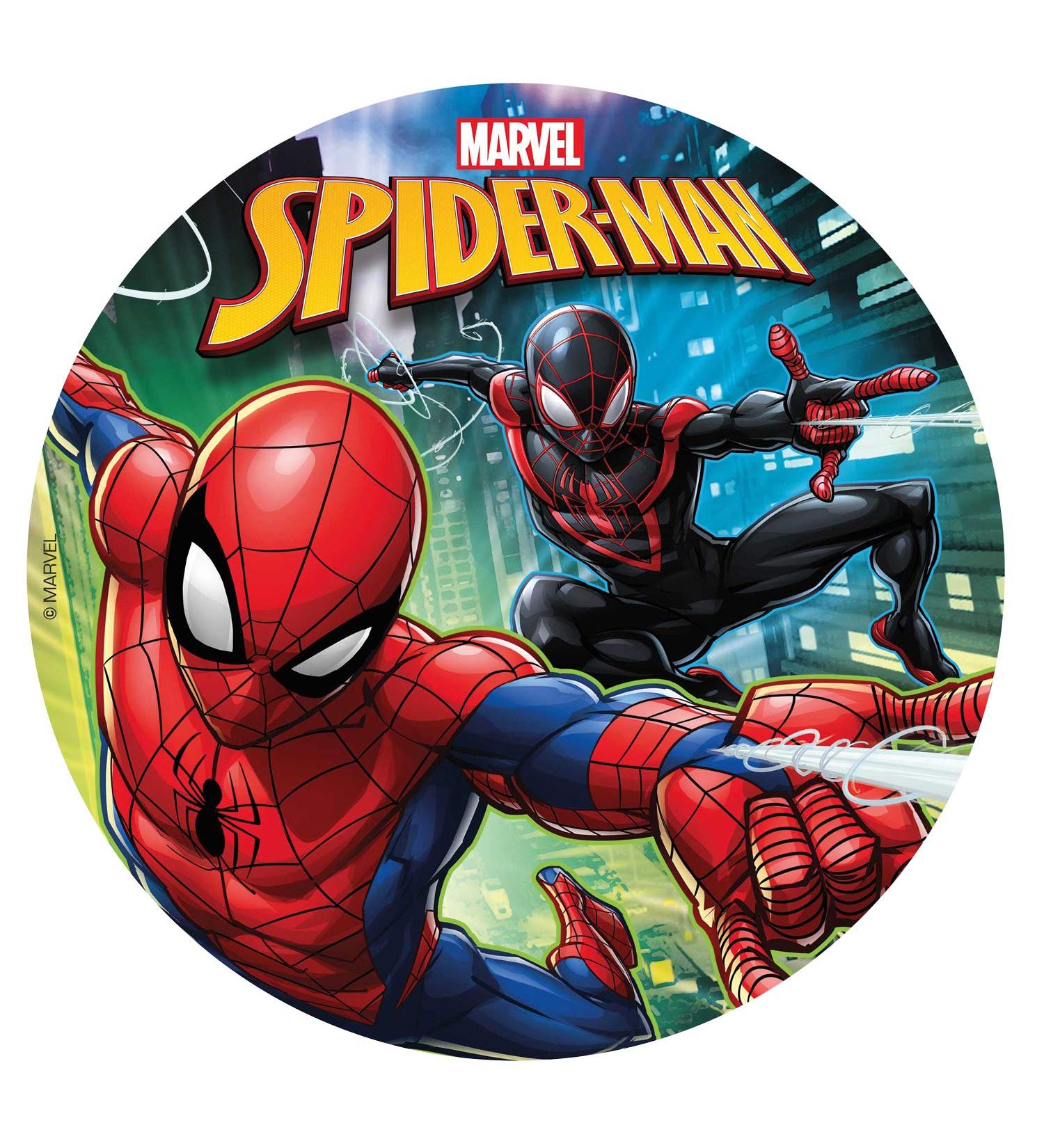 Dekora - Spiderman Birthday Cake Decorating Edible Disc Spiderman cake toppers - 20 Cm 236040 20 cm Spiderman - Buy Online on SooperMarket.com