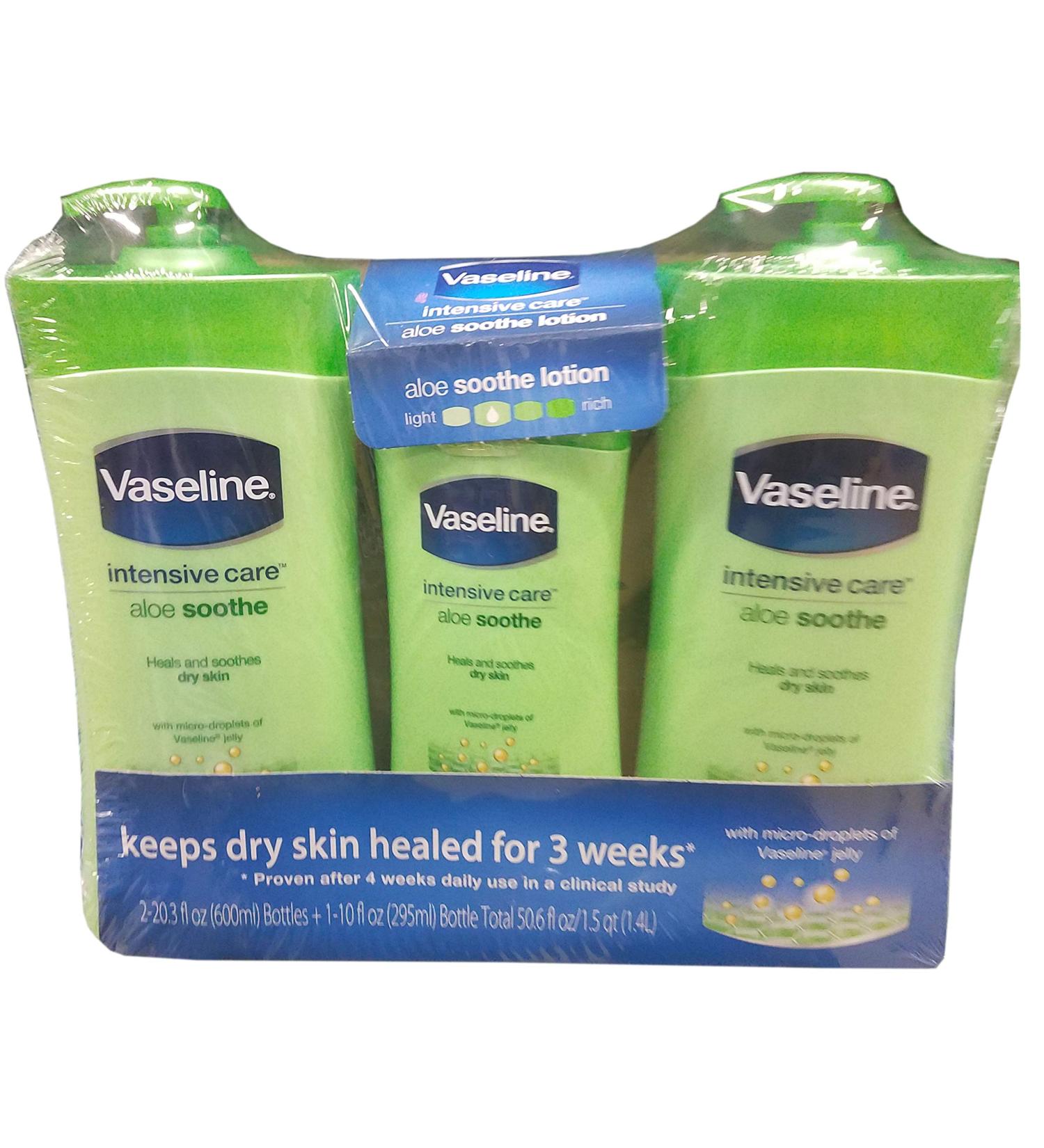 Vaseline Aloe Lotion  50.6 Ounce Aloe Vera 50.60 Fl Oz (Pack of 1)