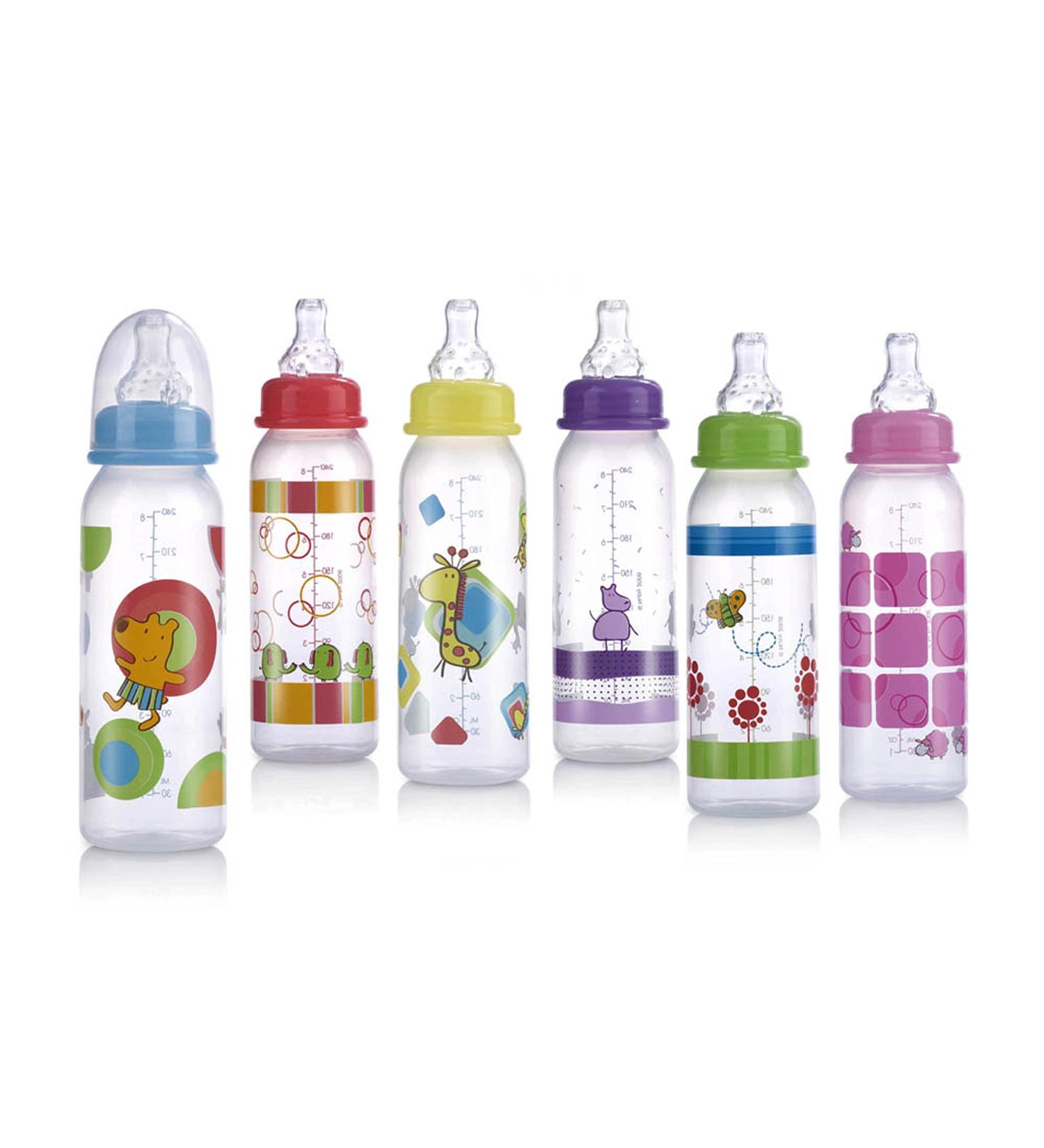 Nuby Non-Drip Baby Bottle 8oz - 1 Pack, Colors May Vary - Buy Online on SooperMarket.com