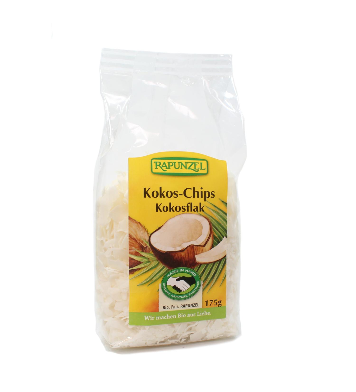 Rapunzel Organic Coconut Chips (1 x 175 gr) 175 g (1 pack)
