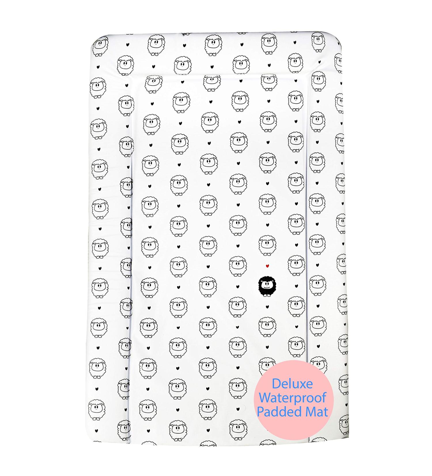 Callowesse Baby Changing Mat 79x47cm | Waterproof & Portable | Black Sheep Design - Buy Online on SooperMarket.com