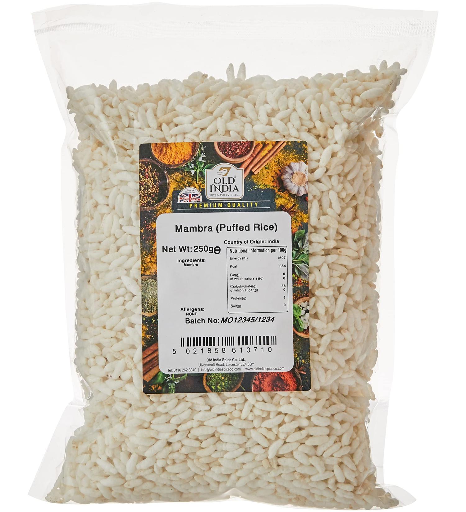 Old India Mambra (Puffed Rice) 250g - Authentic Indian Snack - Buy Online on SooperMarket.com