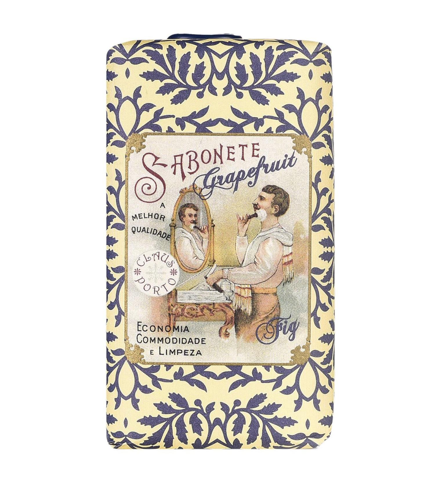 Claus Porto Grapefruit Fig Wax Sealed Soap Bar - 150g | Luxury International Shipping - Buy Online on SooperMarket.com