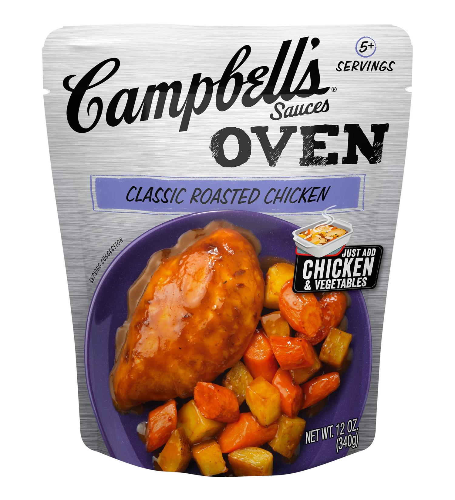 Campbell's Oven Sauces Classic Roasted Chicken 12 oz - Delicious and Easy to Prepare - Buy Online on SooperMarket.com
