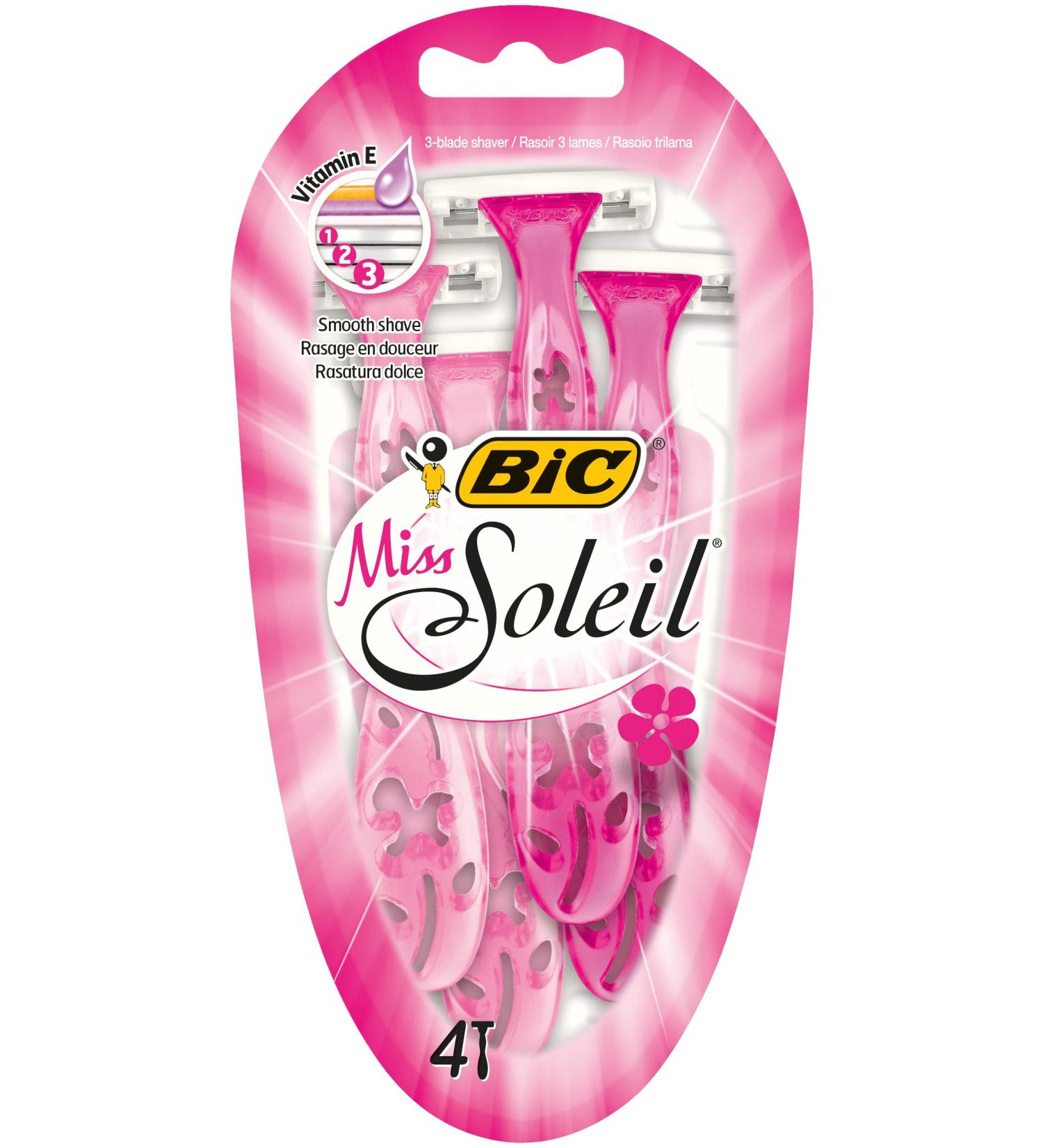 BIC Miss Soleil Women's Razor Pack of 2 - Smooth Shaving for All Skin Types | International Shipping Available - Buy Online on SooperMarket.com